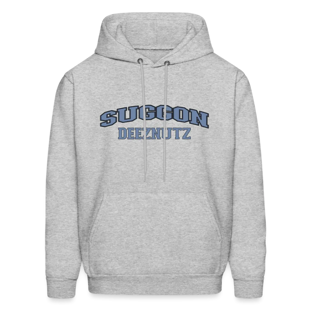 Suggon Deeznutz Hoodie (in Blue Ball Colors - Funny Sexual Humor)