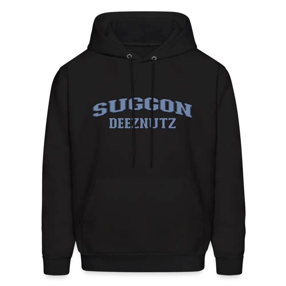 Suggon Deeznutz Hoodie (in Blue Ball Colors - Funny Sexual Humor)