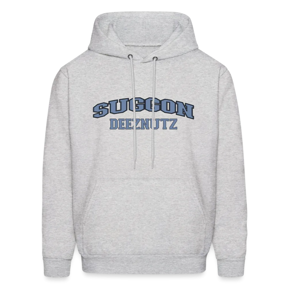 Suggon Deeznutz Hoodie (in Blue Ball Colors - Funny Sexual Humor)