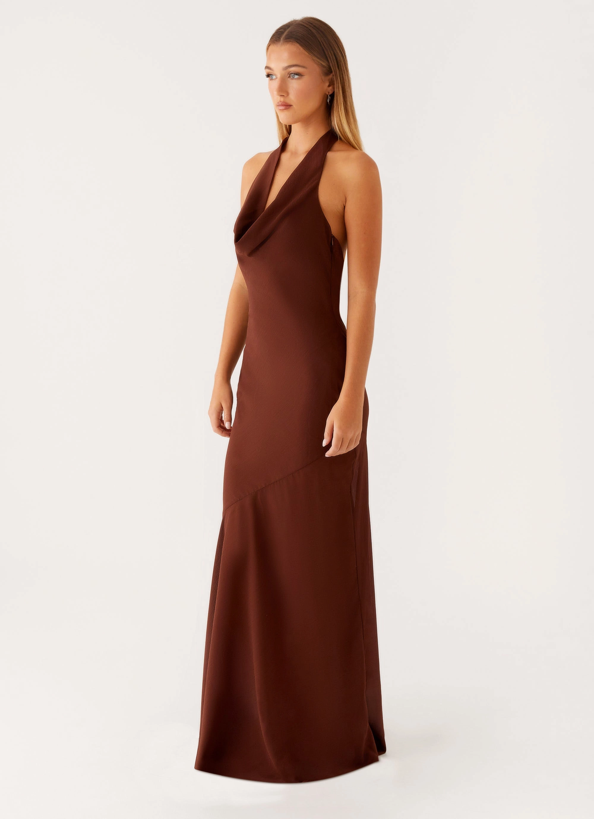 Sullivan Maxi Dress - Chocolate Clean Drape