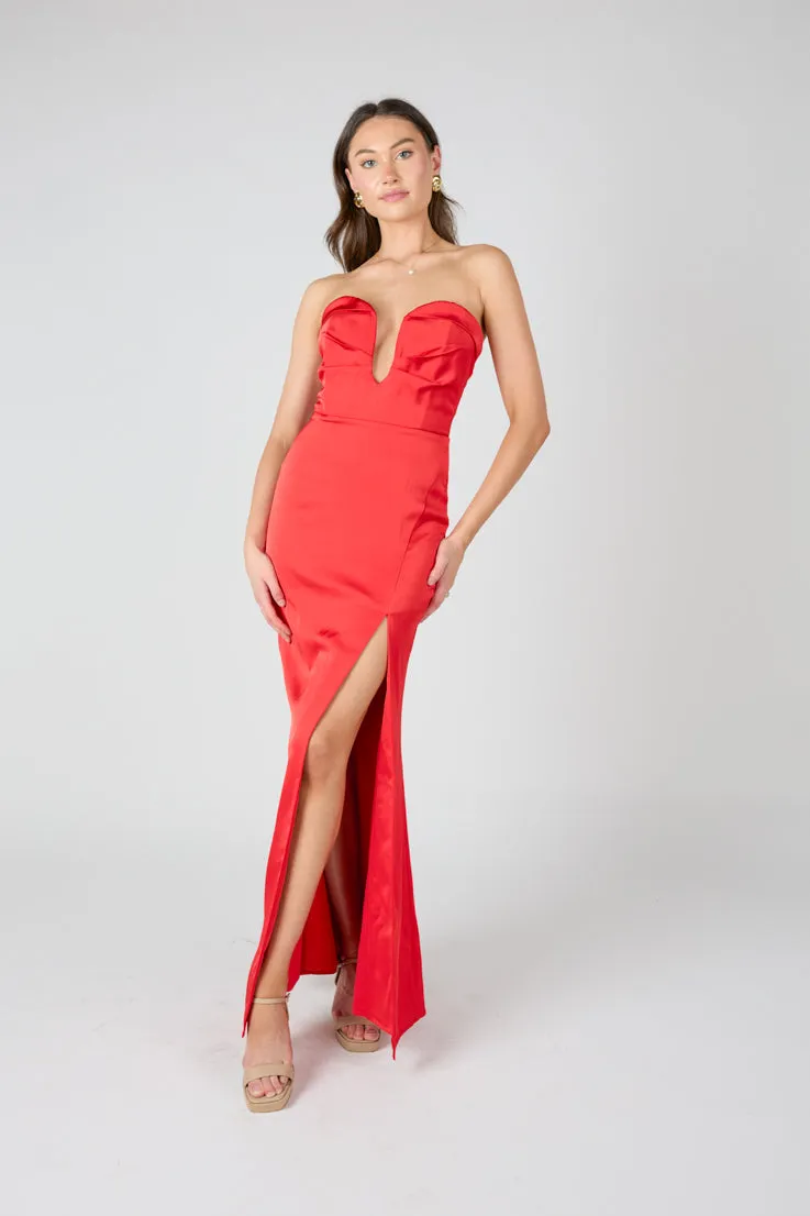 Paramour Evening Dress single wear Flattering Fit Wear