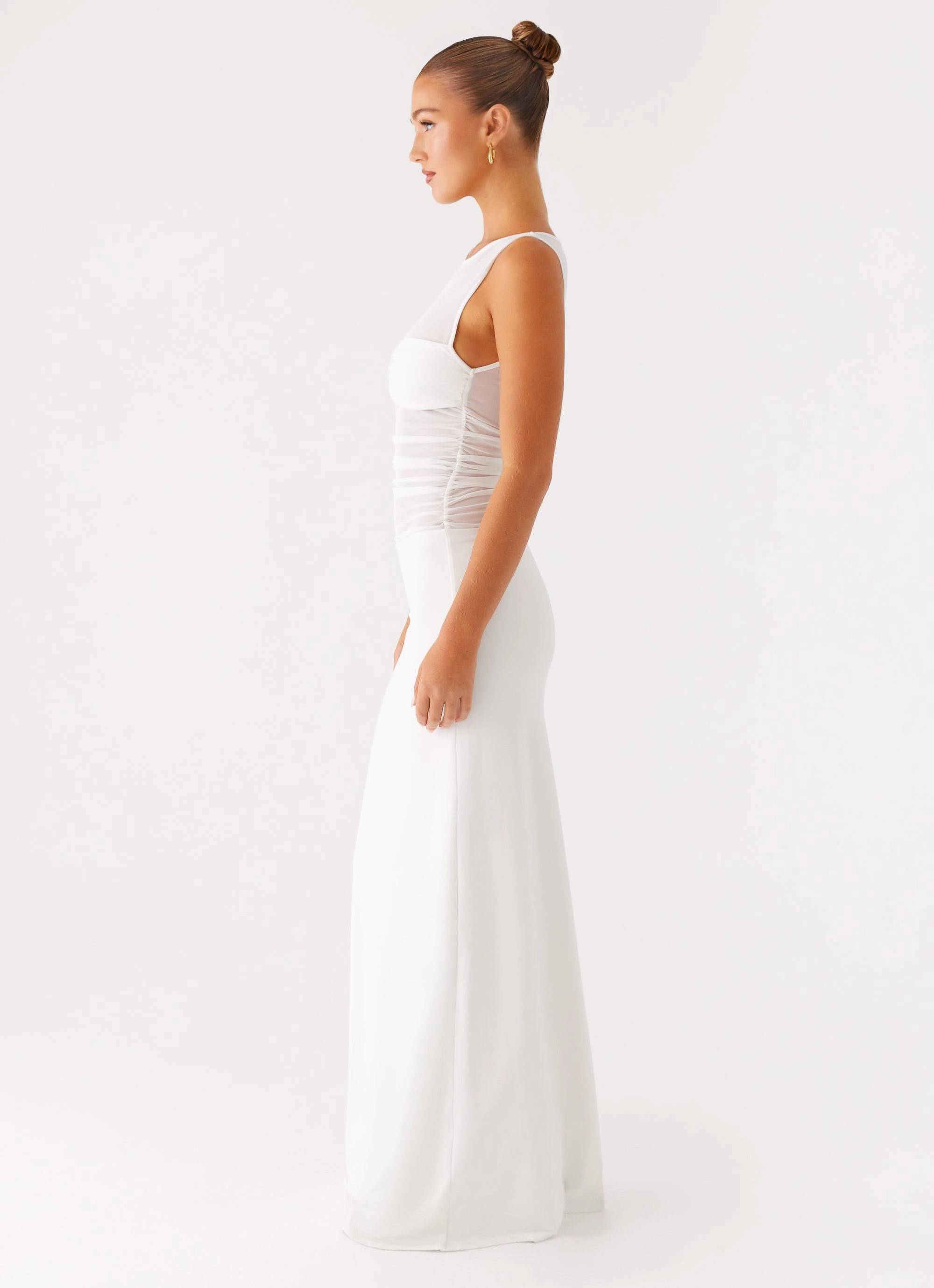 Wesley Maxi Dress - Ivory High-Fashion