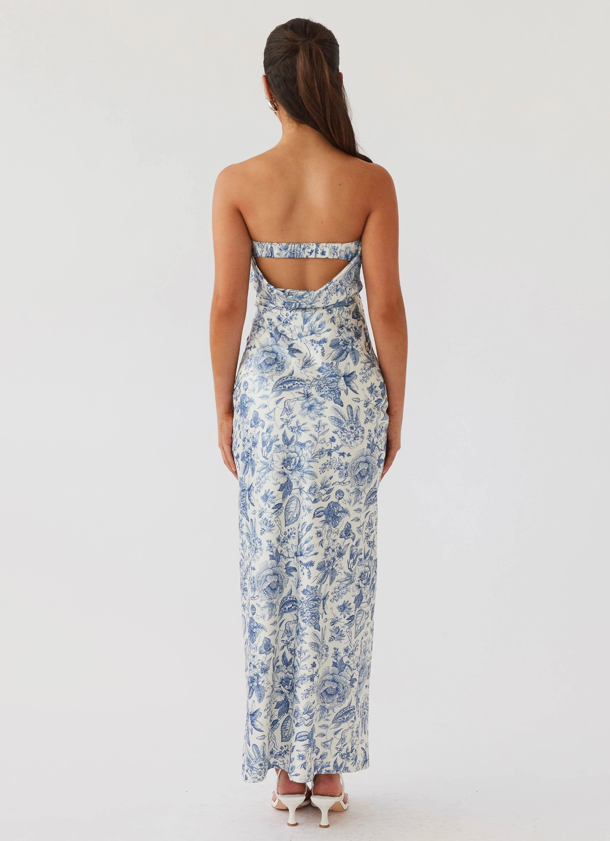 Summer Lover Maxi Dress - Blue Paisley All-season Urban Line