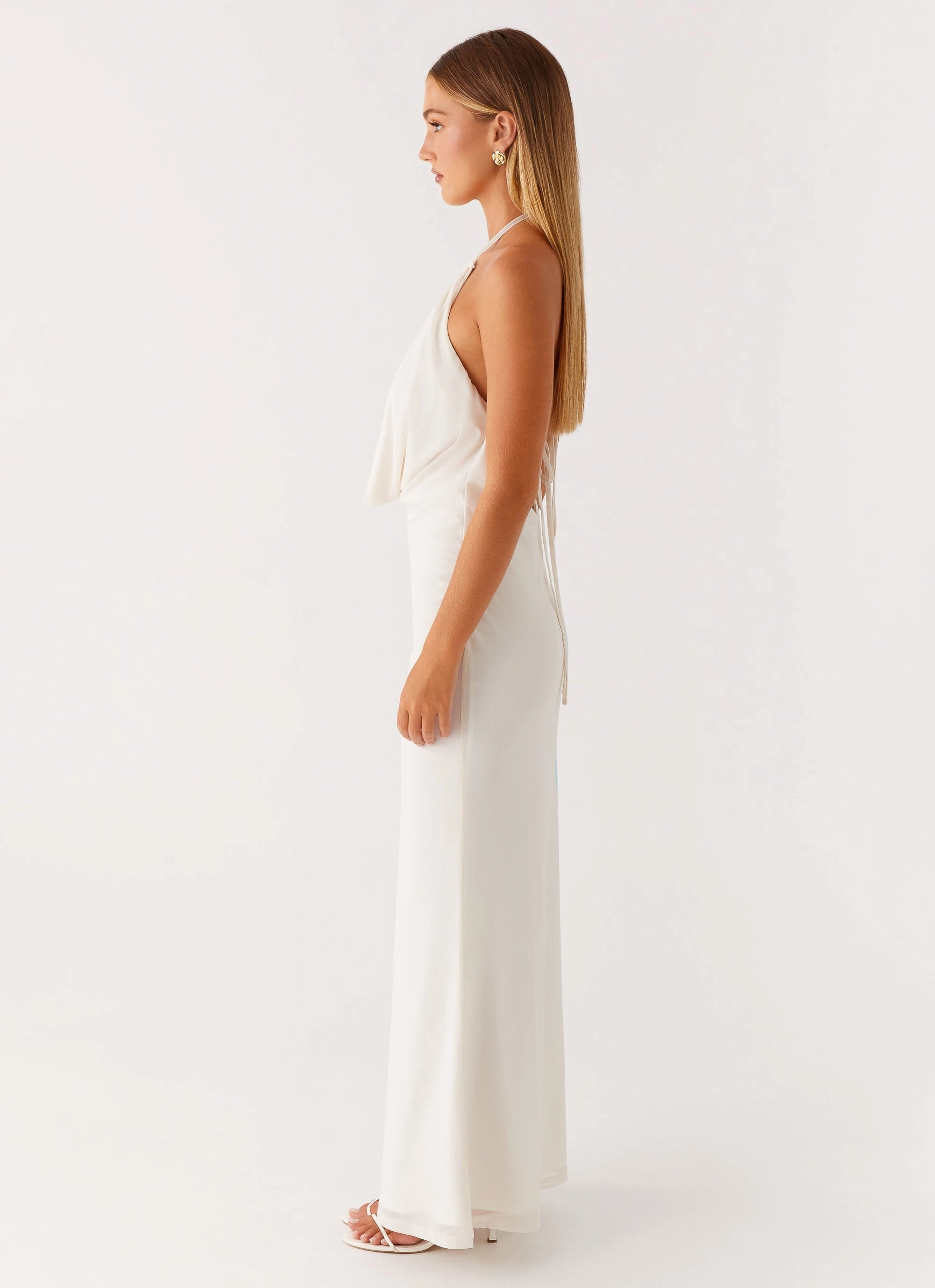 Lounge Feel Elo Maxi Dress - Ivory