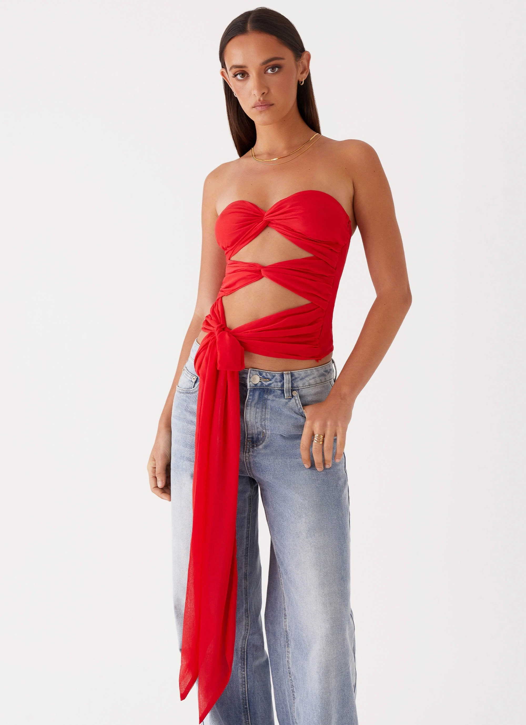 Sunlight Cascade Top - Red HighDensityFoam MultiPanelDesign