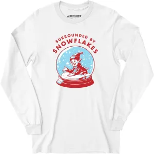 Surrounded by Snowflakes - Long Sleeve T-Shirt