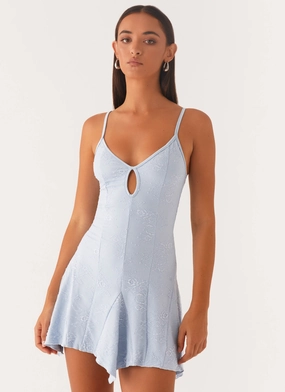 Surry Mini Dress - Blue Polished Form