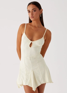 Surry Mini Dress - Yellow Perfect Layers