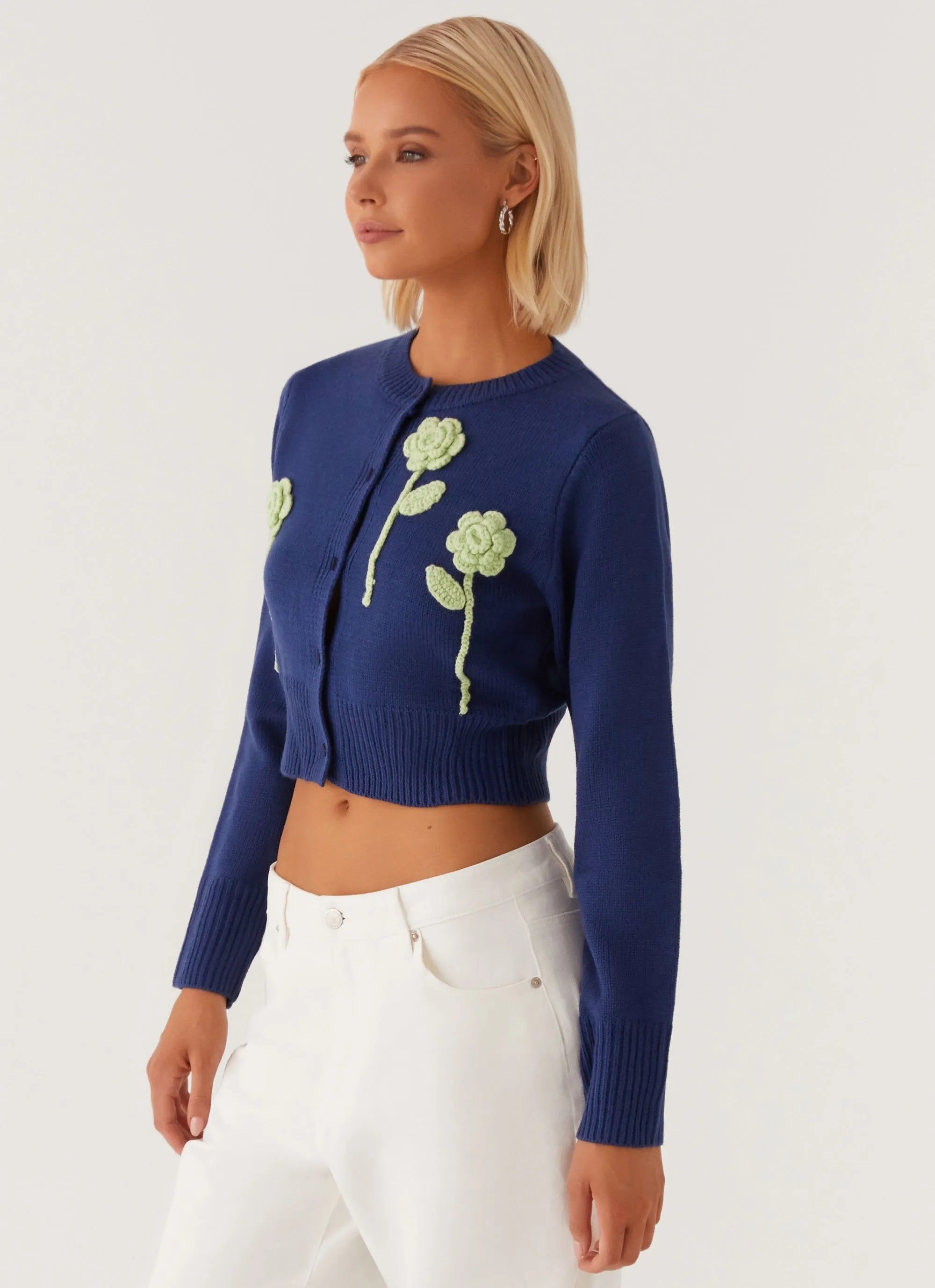 Everest Knit Cardigan - Navy simple design Minimalist Design