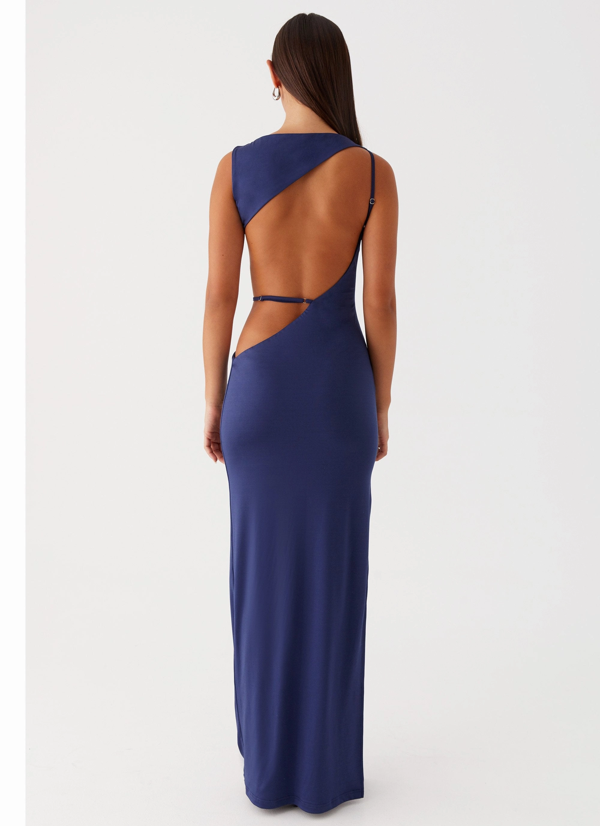 Subtle Drape Sutton Maxi Dress - Navy