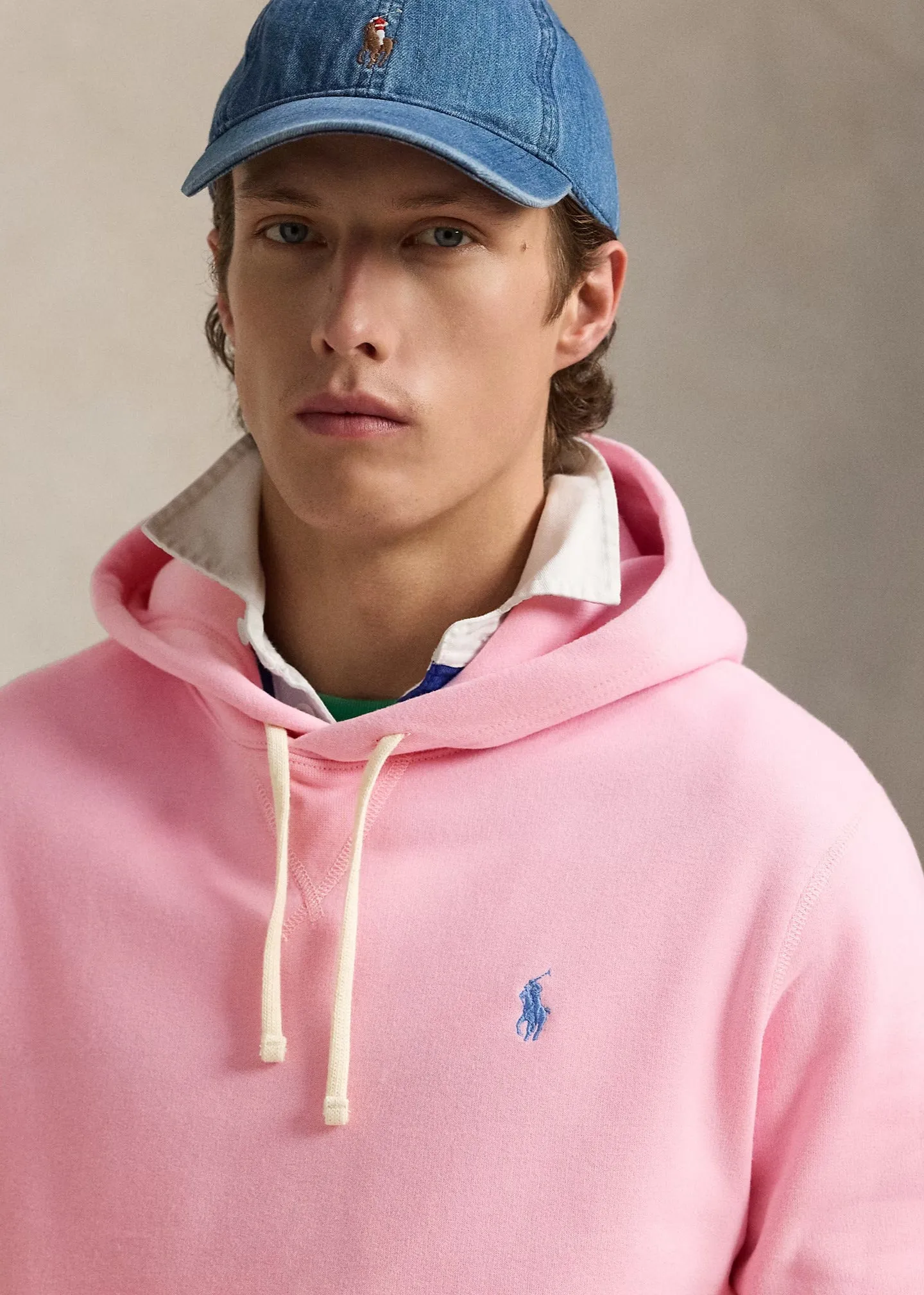 Sweat à capuche Ralph Lauren rose