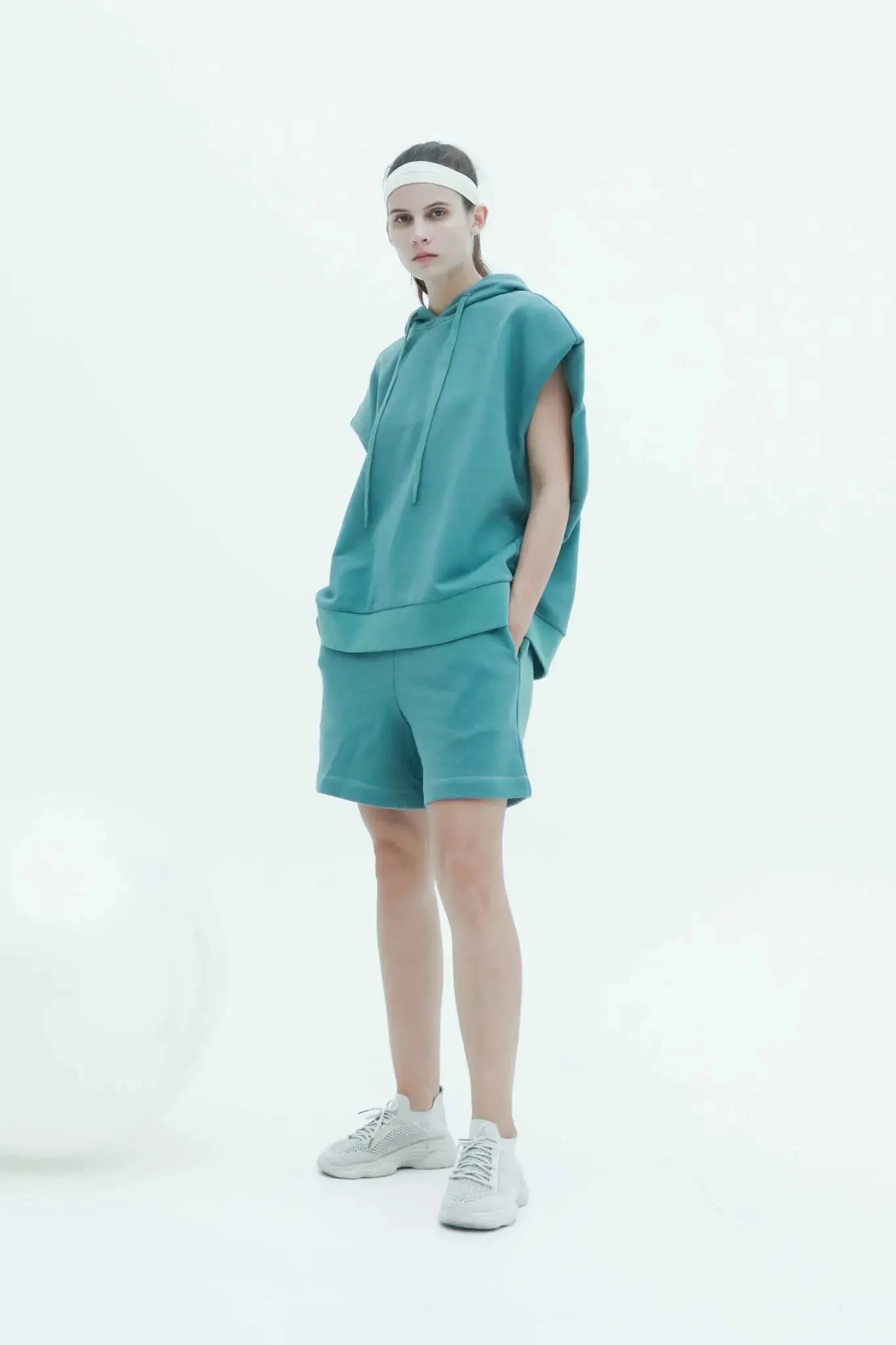 Sweat Shorts in Terry Cotton