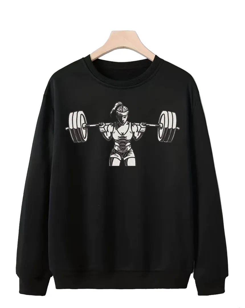 Sweatshirt Gym Female 2 Black