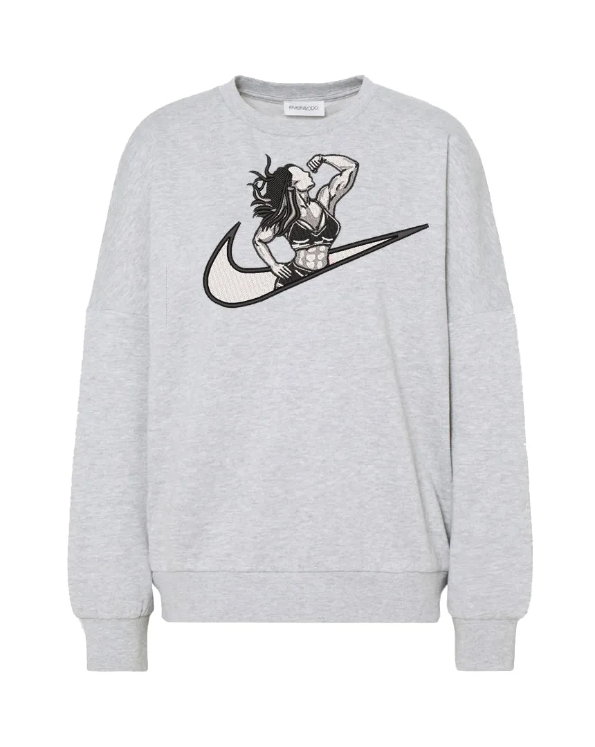 Sweatshirt Gym Female Grey
