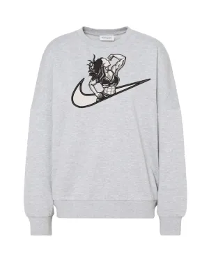 Sweatshirt Gym Female Grey
