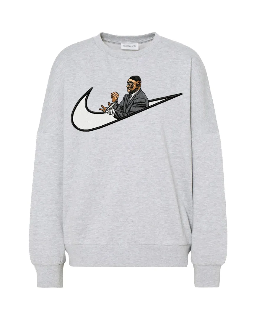 Sweatshirt Gym Mike Tyson Grey