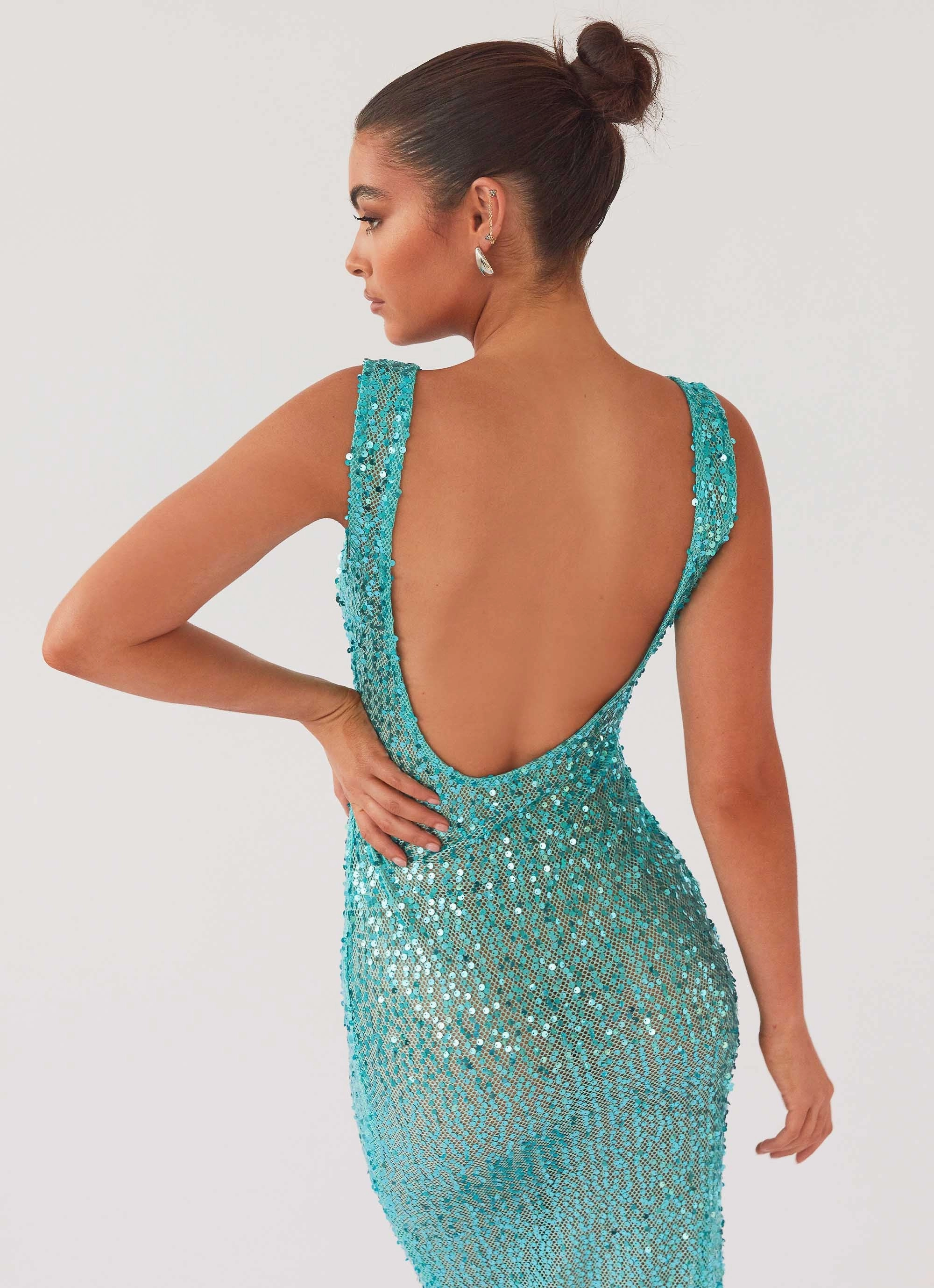 Sweet Essence Maxi Dress - Crystal Tall Girl