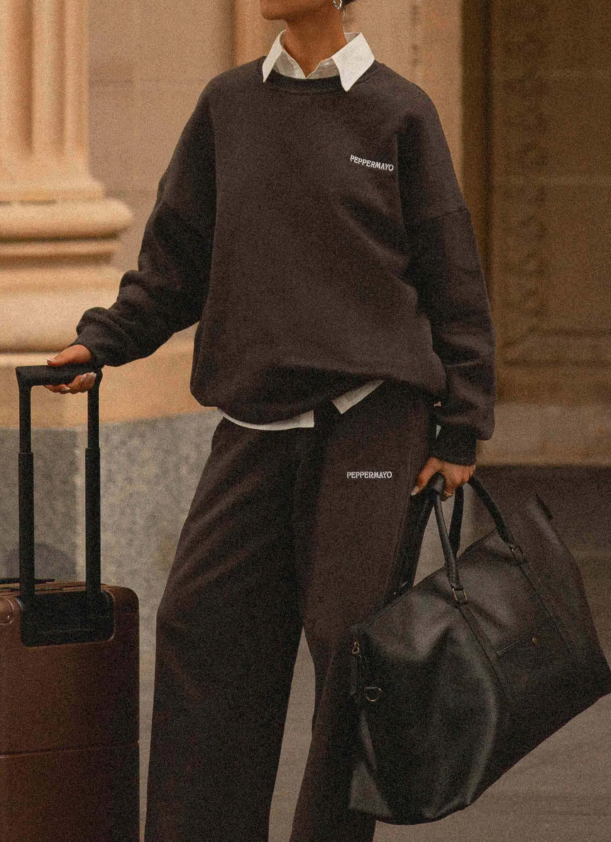 Signature Sweatpants - Charcoal Loose Sweater SweatWicking Fabric