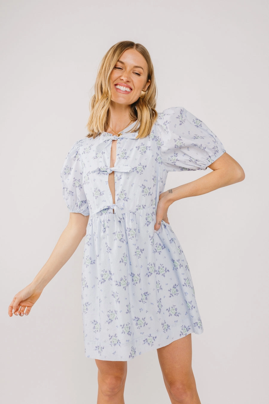 Waiting for Spring Dress Sleek Waist Design Fit Soft Harmony