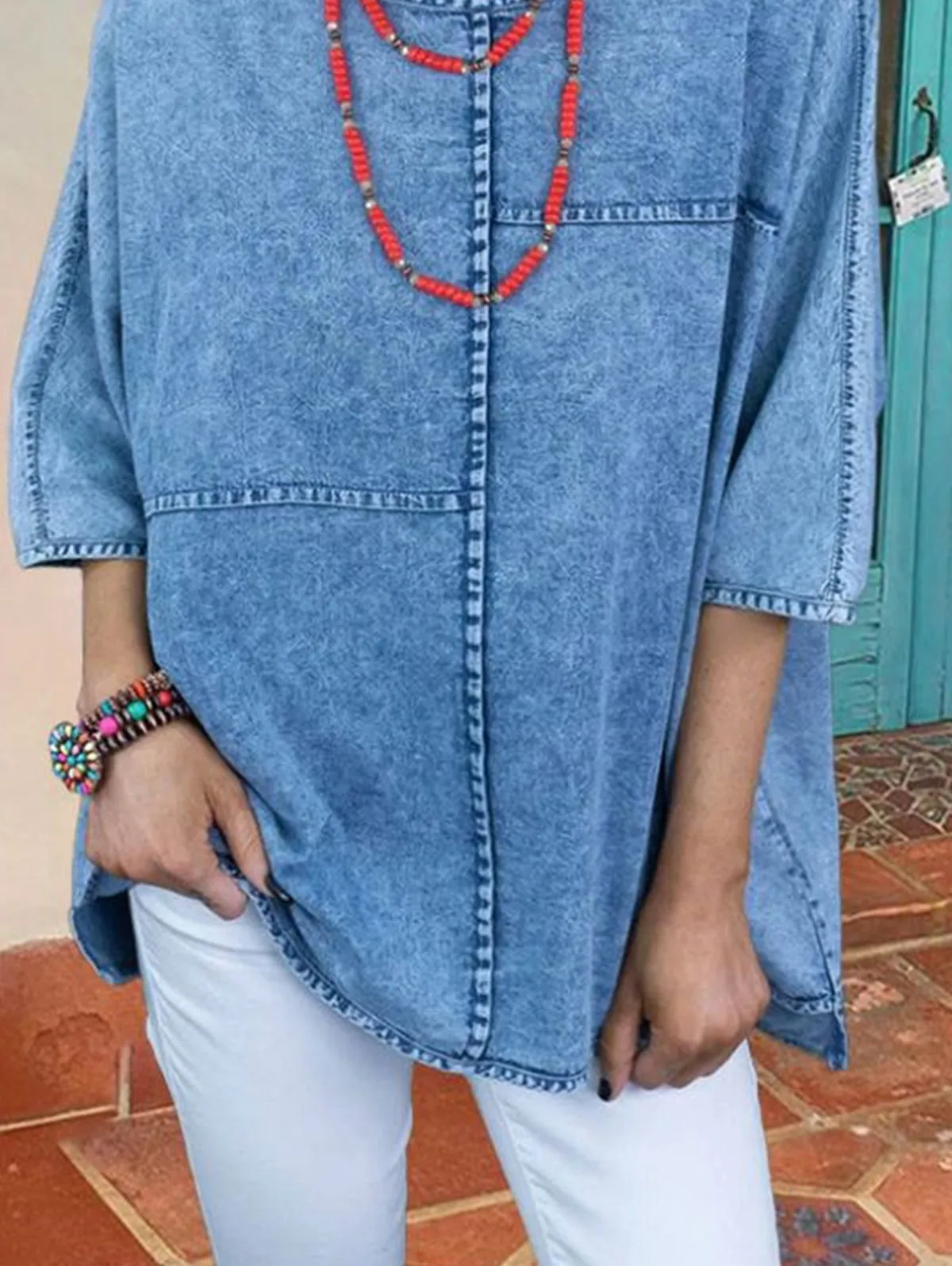 Tamara |  Denim Lose Shirt