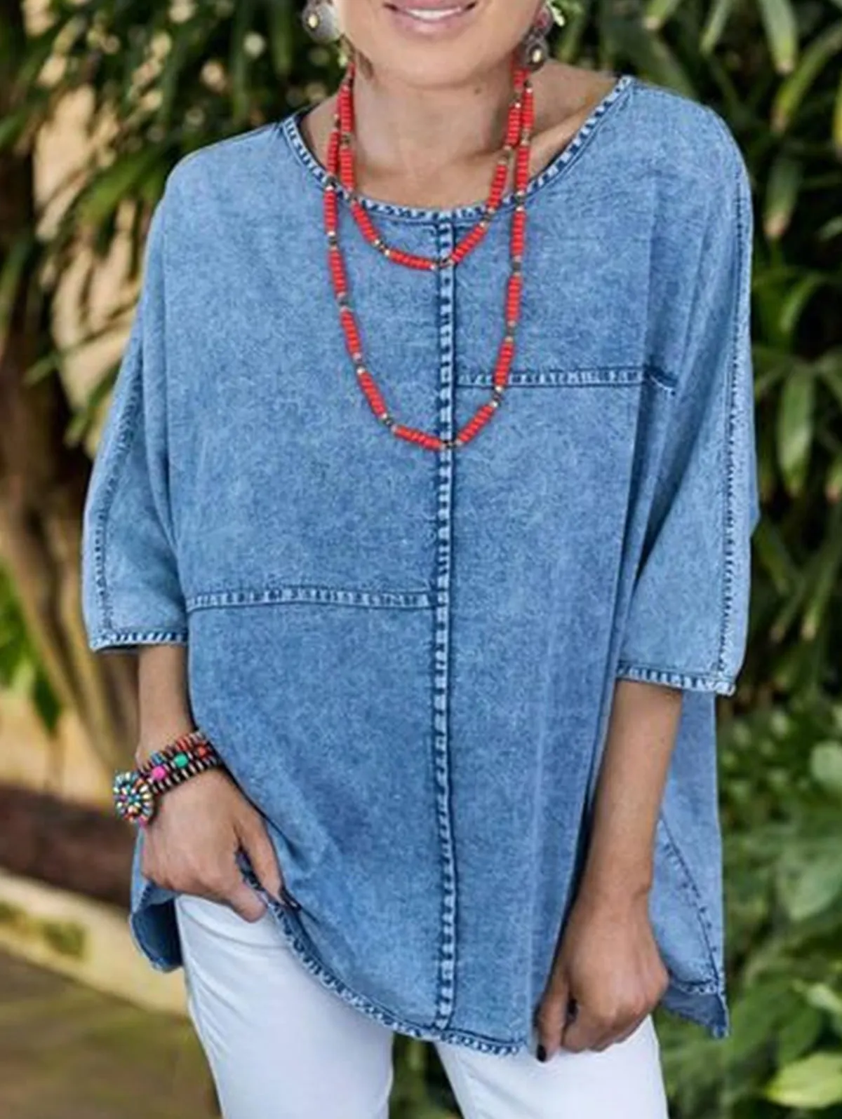 Tamara |  Denim Lose Shirt