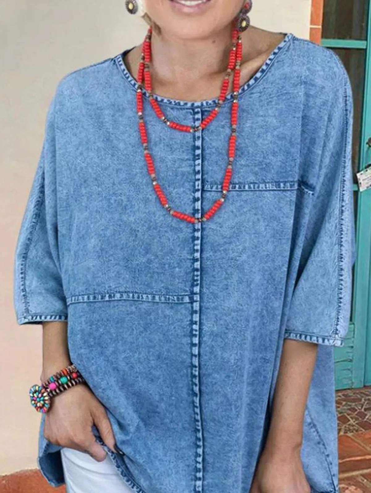 Tamara |  Denim Lose Shirt