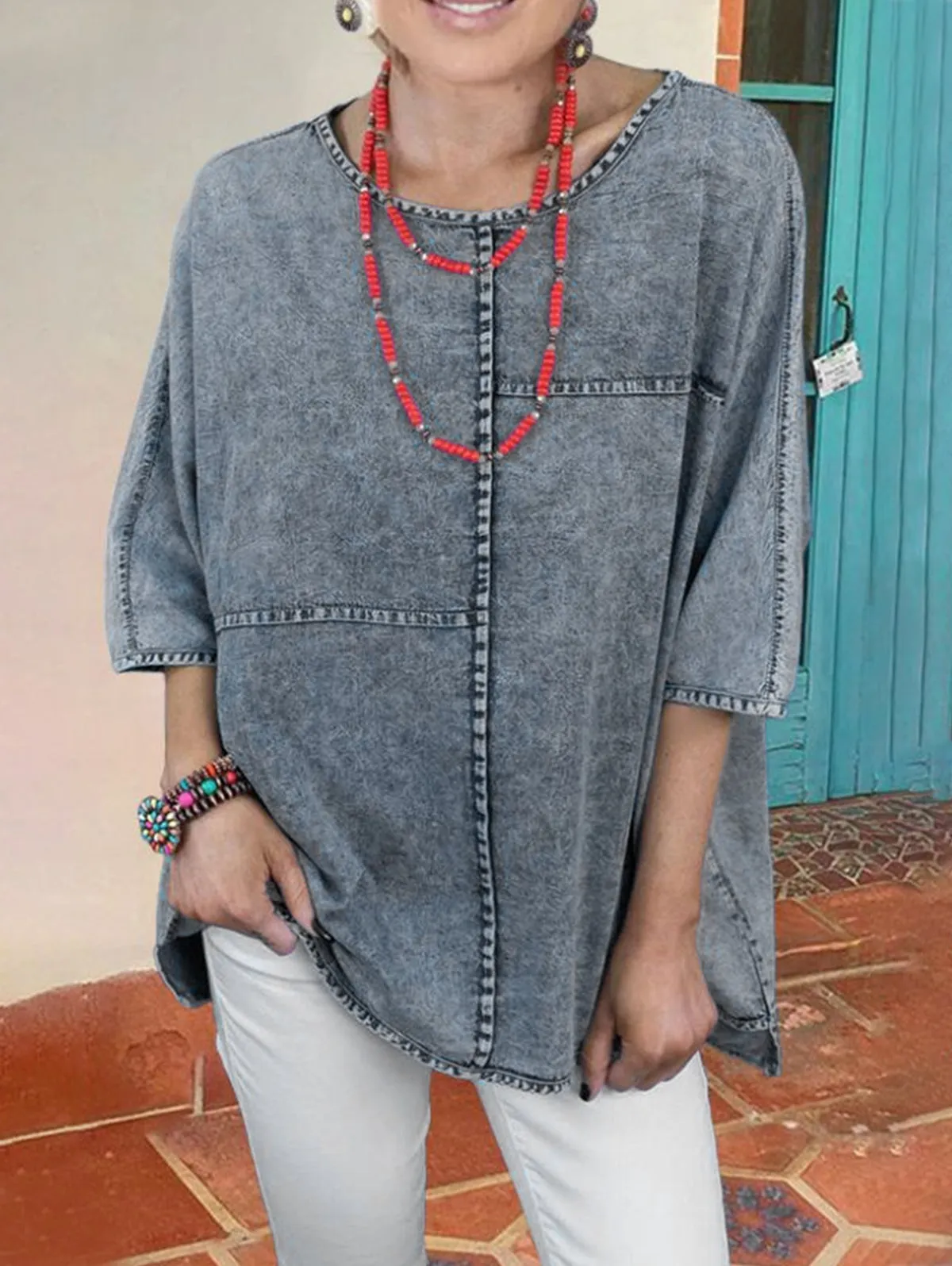 Tamara |  Denim Lose Shirt