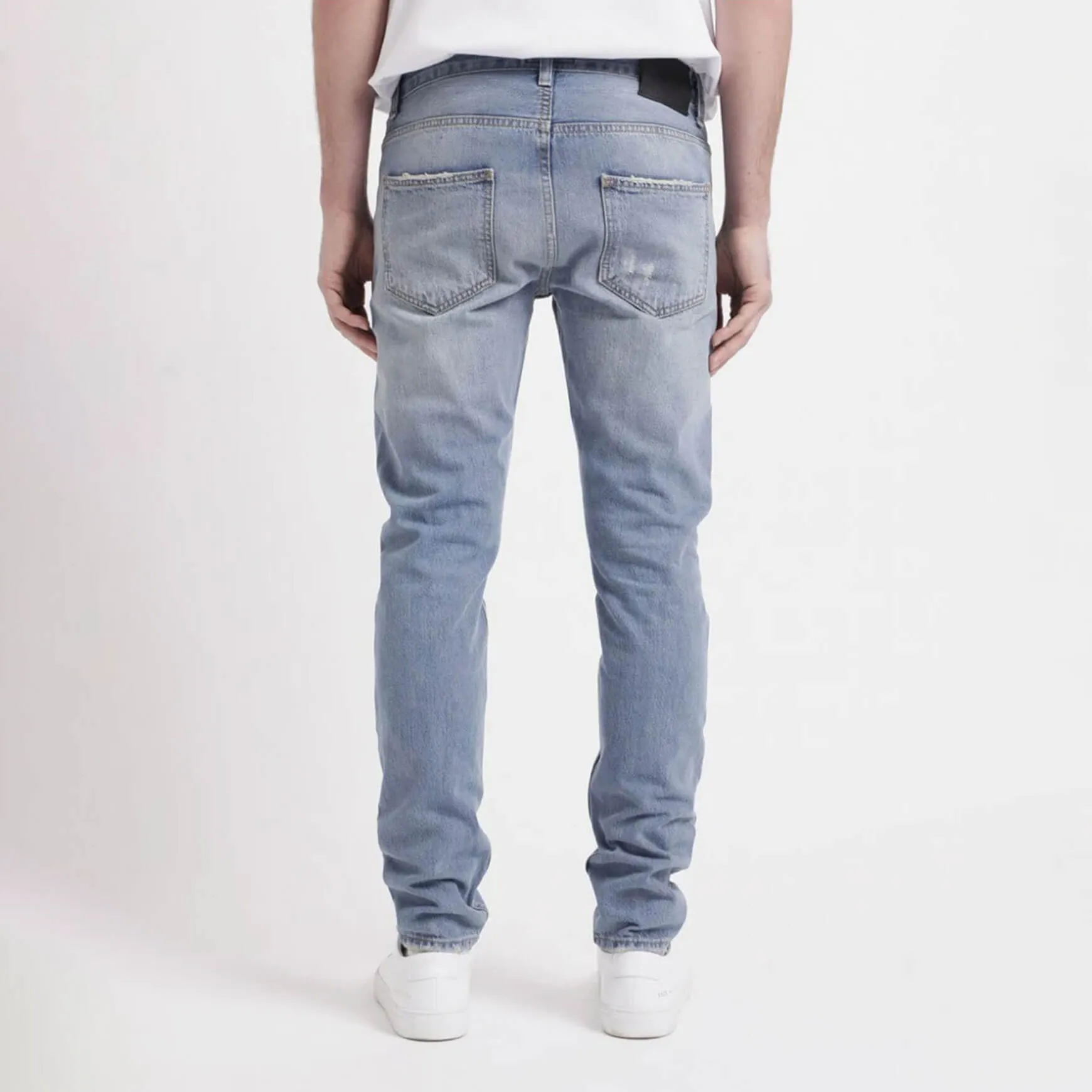 Tapered Selvedge Denim Light Blue