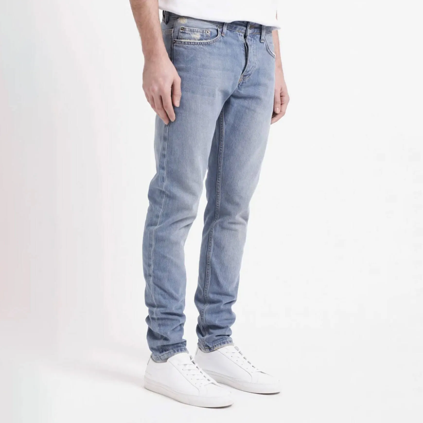 Tapered Selvedge Denim Light Blue
