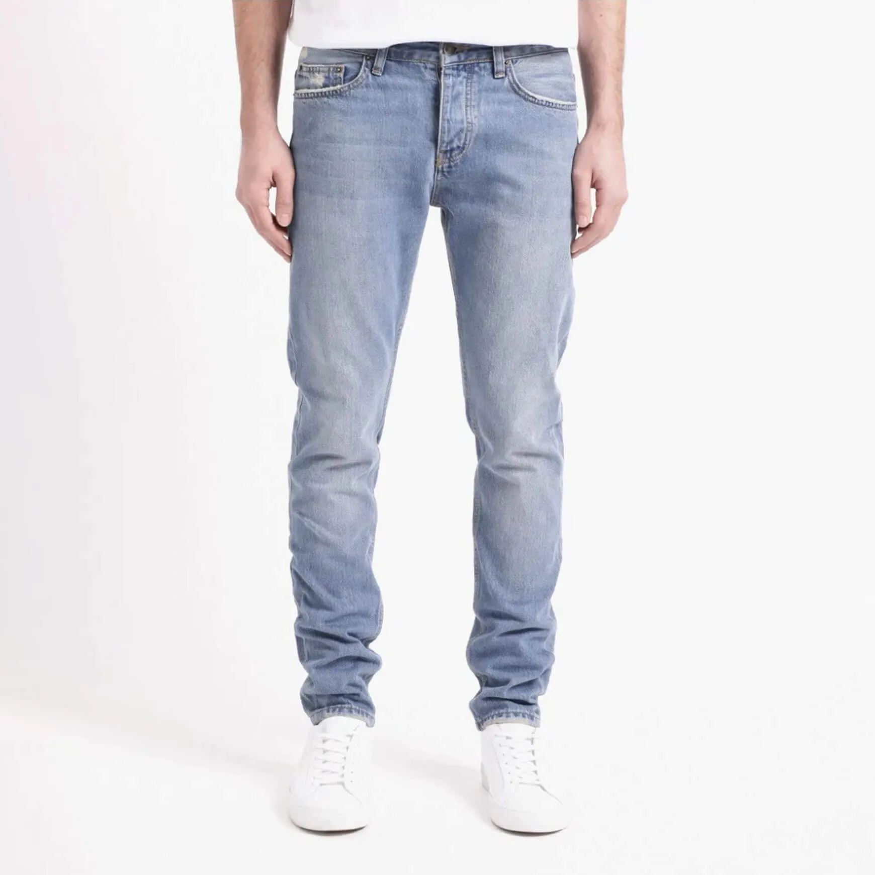 Tapered Selvedge Denim Light Blue