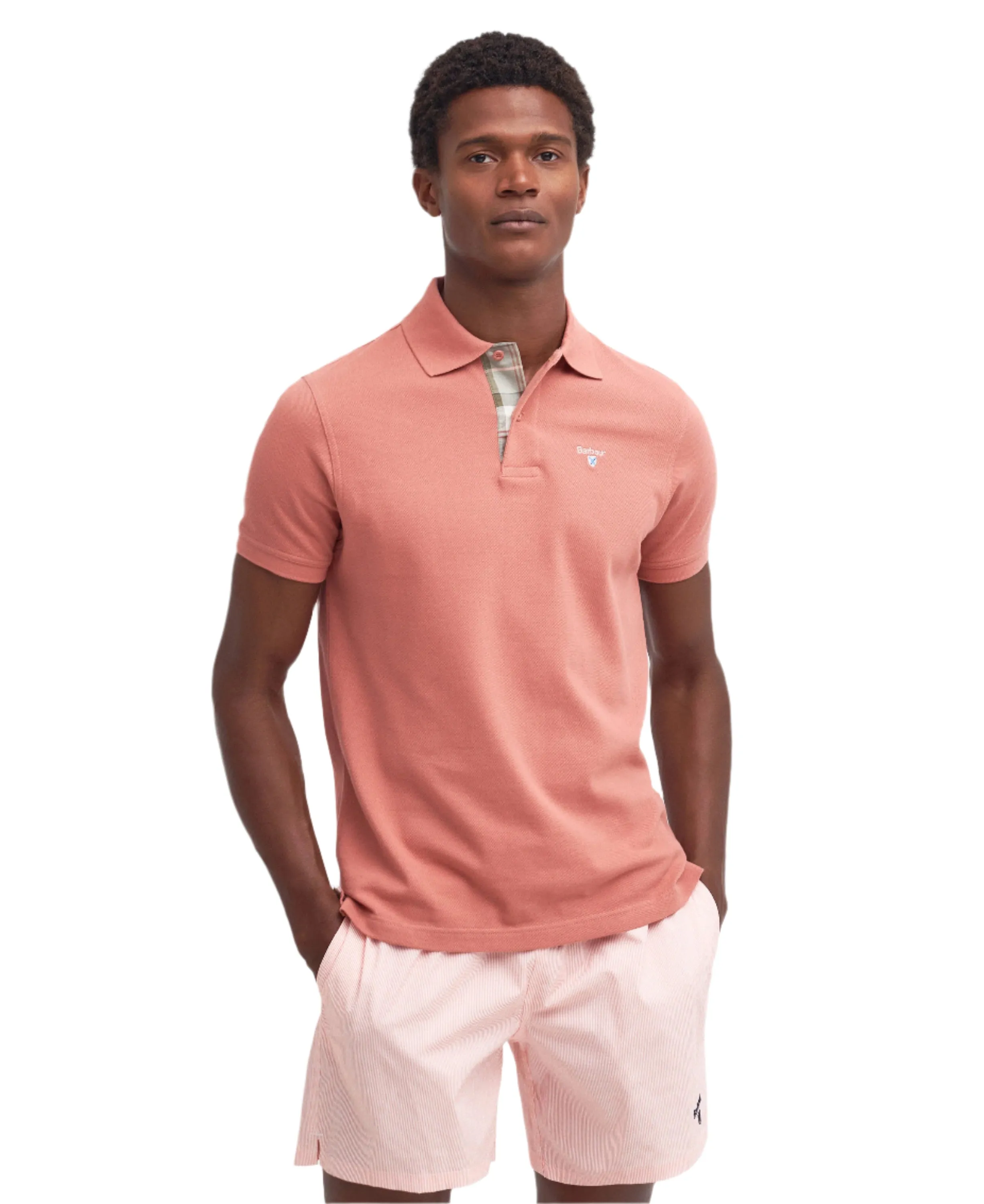 Tartan Pique Polo Shirt