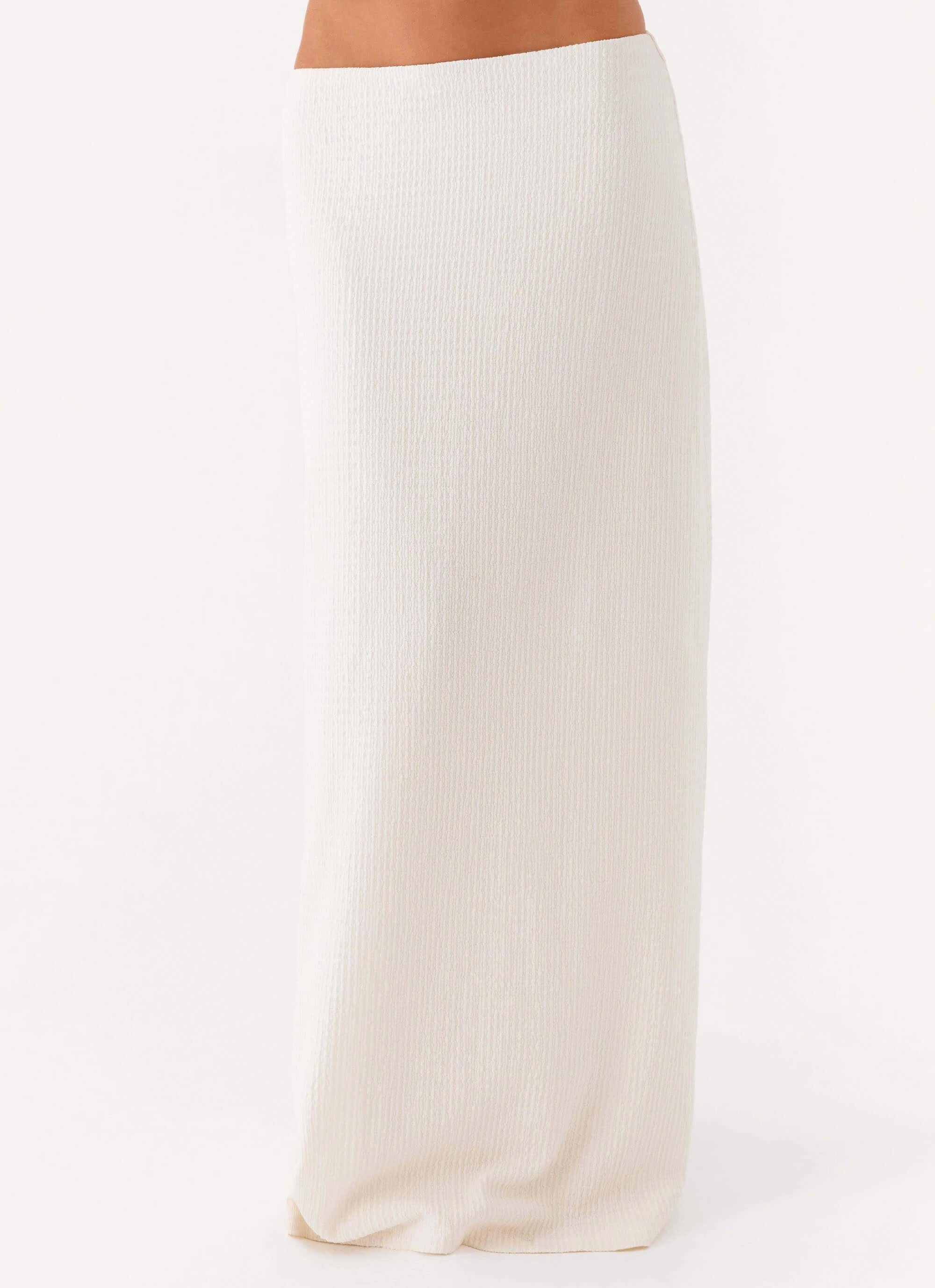 Everyday Essential Tatum Low Rise Maxi Skirt - Ivory