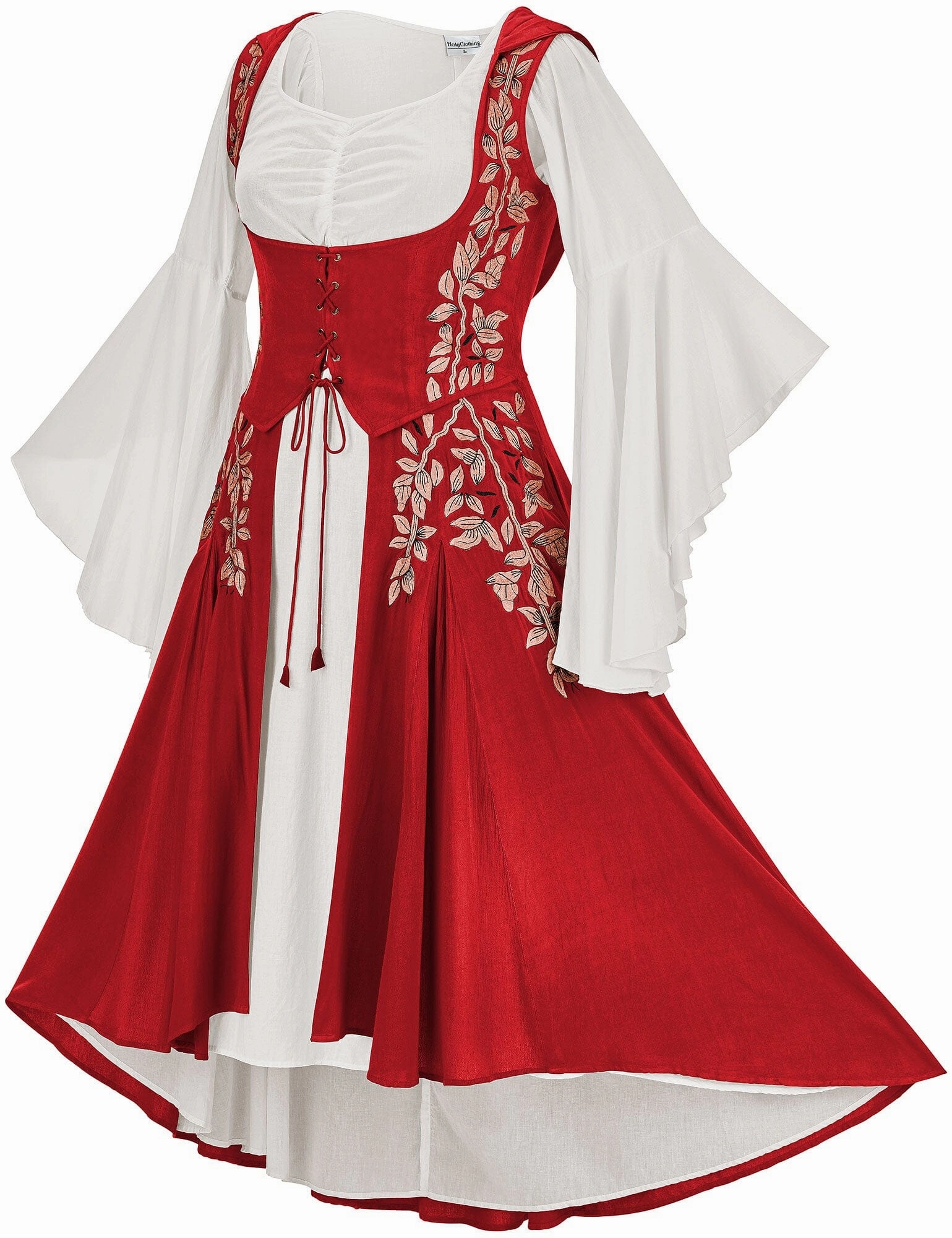 Tauriel Maxi Set Limited Edition Poppy Red Softly Structured Bold-Color