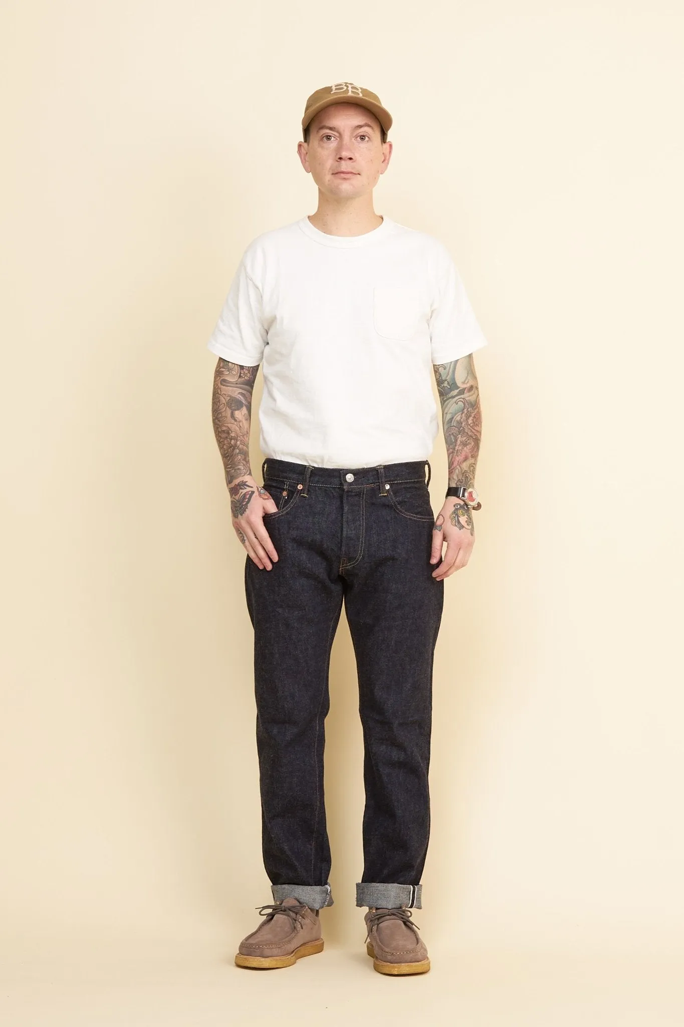 TCB Jeans Slim T 50's XX Medium Rise Slim-Tapered Denim - 13.5oz