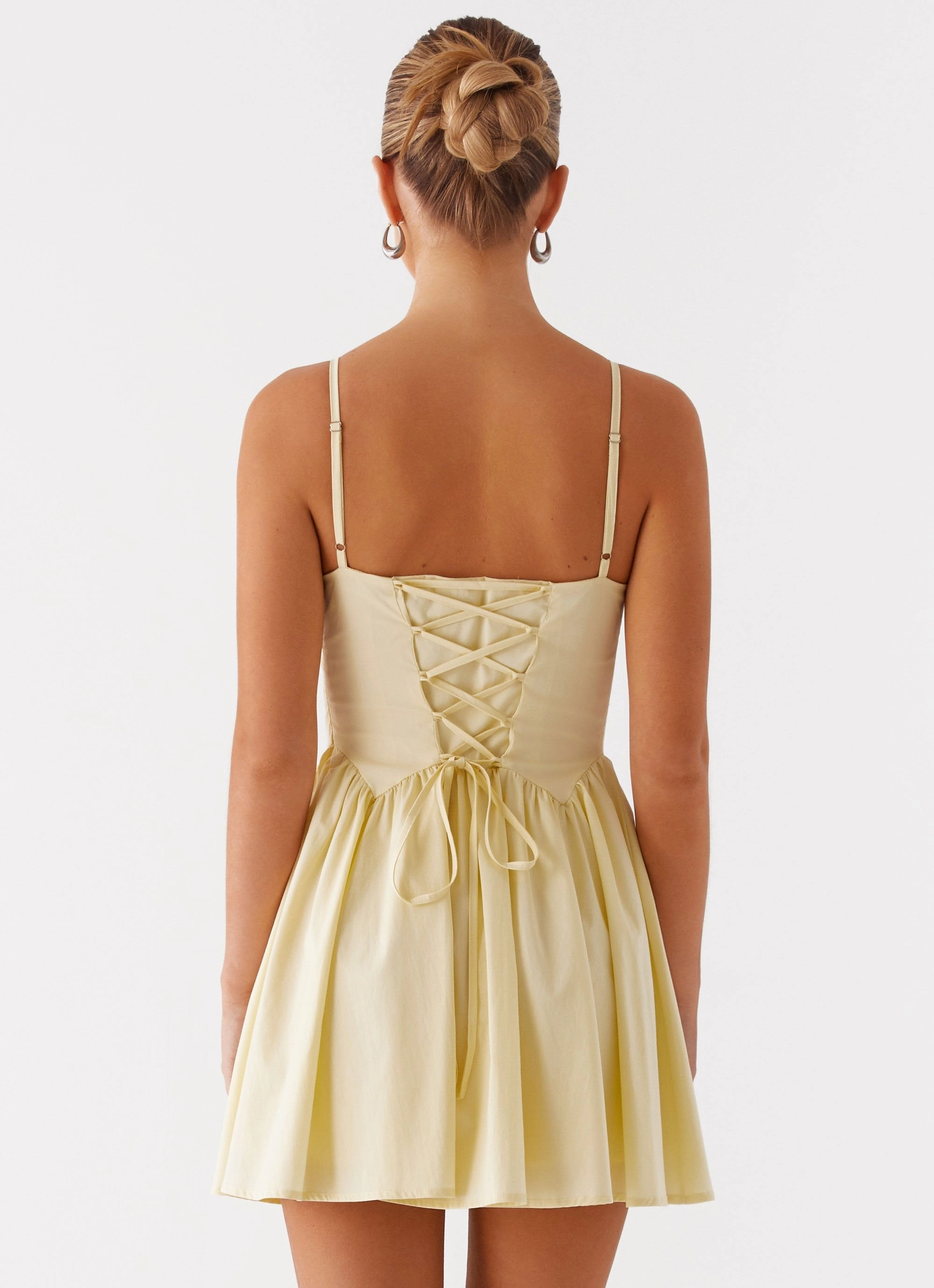 Tesoro Mio Mini Dress - Yellow Quick Elegance