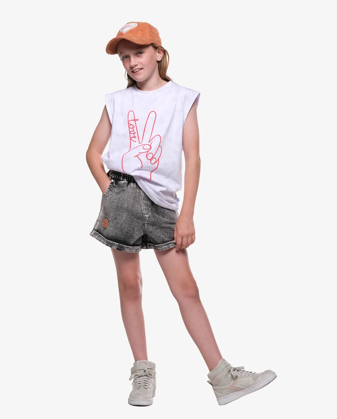 TGC Vintage Black Denim Shorts
