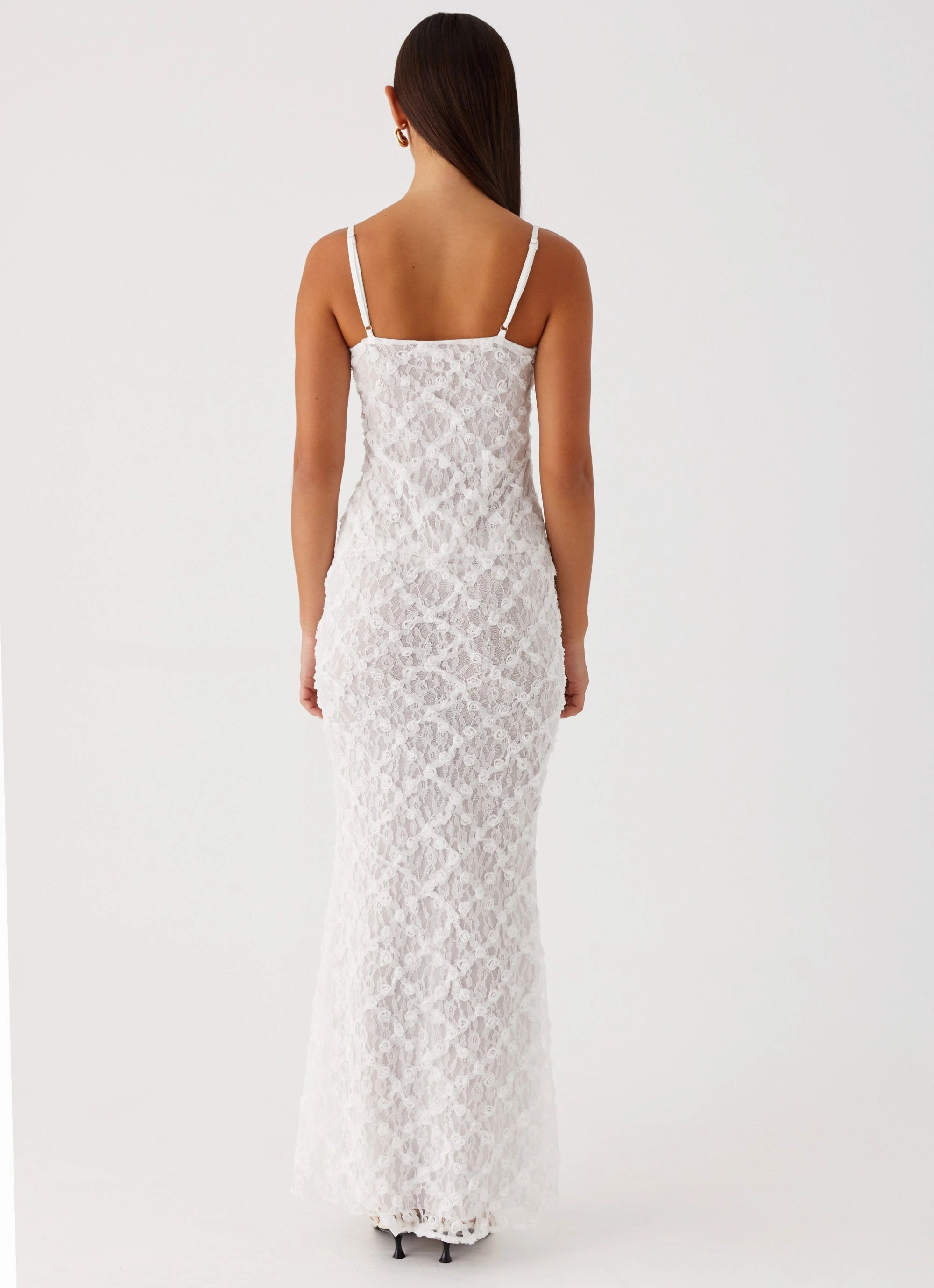 Contemporary Look That Girl Maxi Dress - White