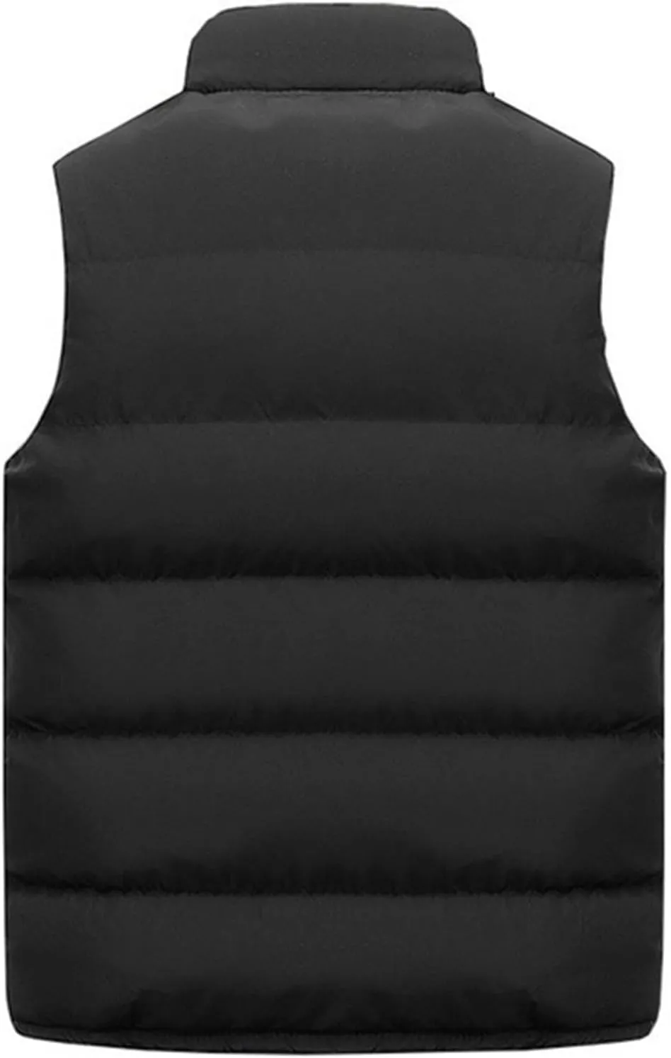 Thatrich Mens Puffer Vest Lightweight Sleeveless Jacket Full Zip Fall Jacket Outdoor Vests Coat Casual Warm Jackets Outerwear