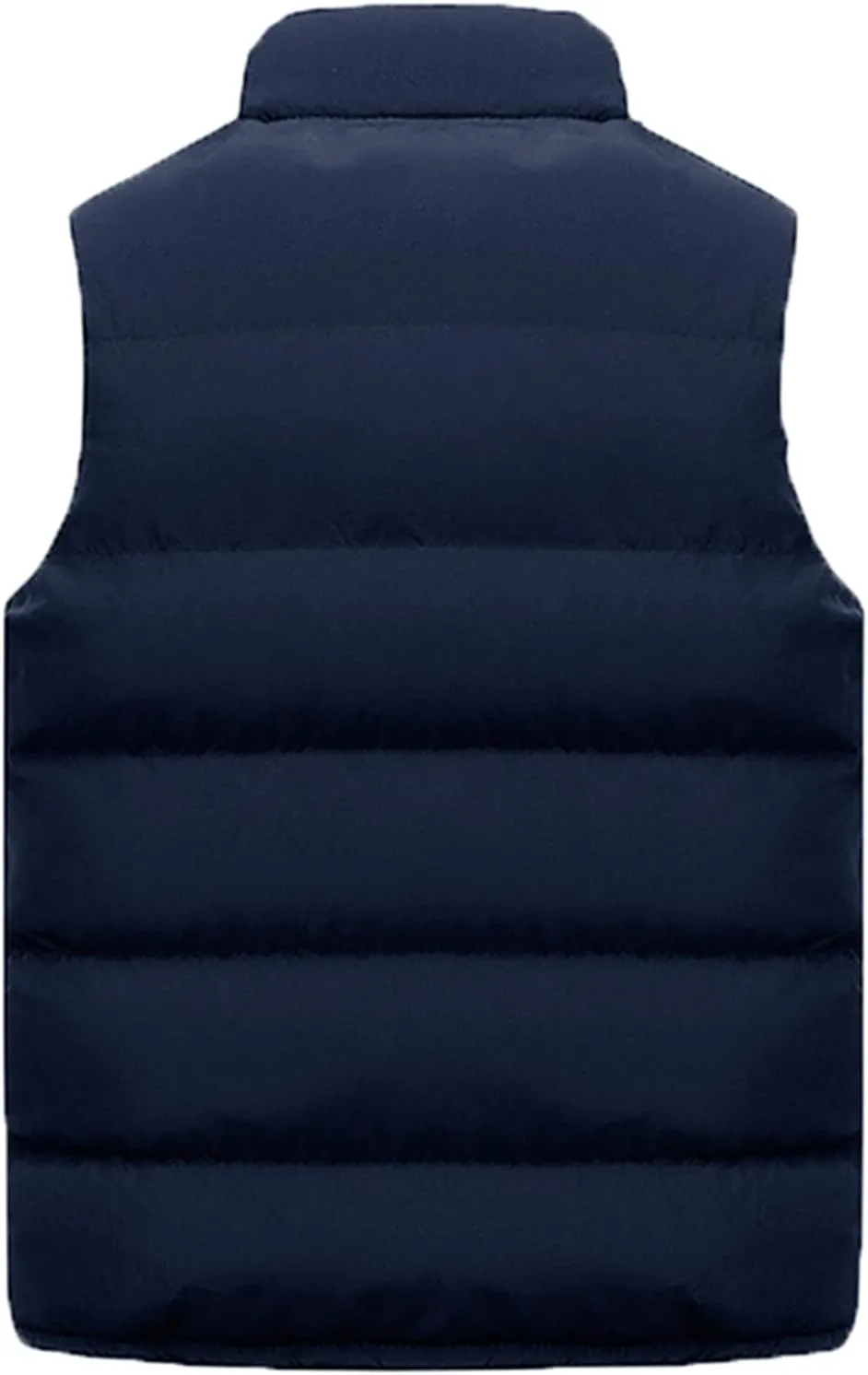Thatrich Mens Puffer Vest Lightweight Sleeveless Jacket Full Zip Fall Jacket Outdoor Vests Coat Casual Warm Jackets Outerwear