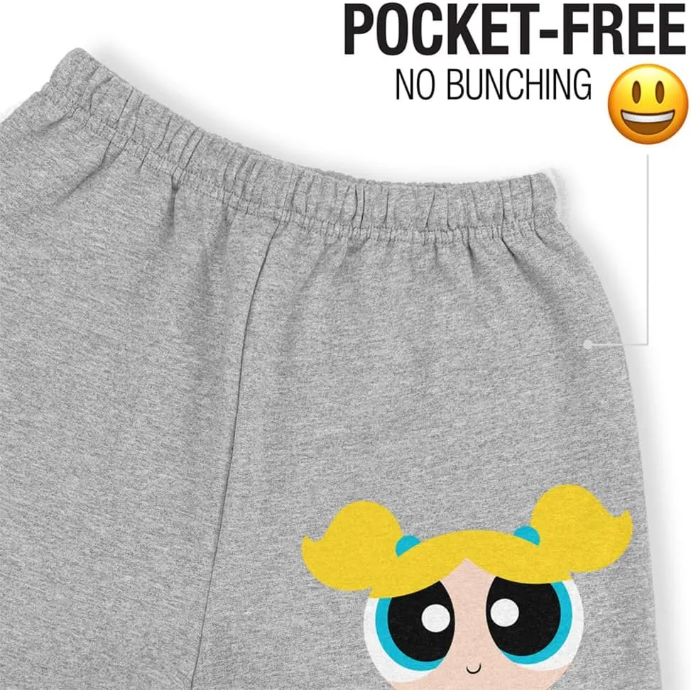 The Powerpuff Girls Bubbles Head Unisex Jogger Sweatpants for Men and Women