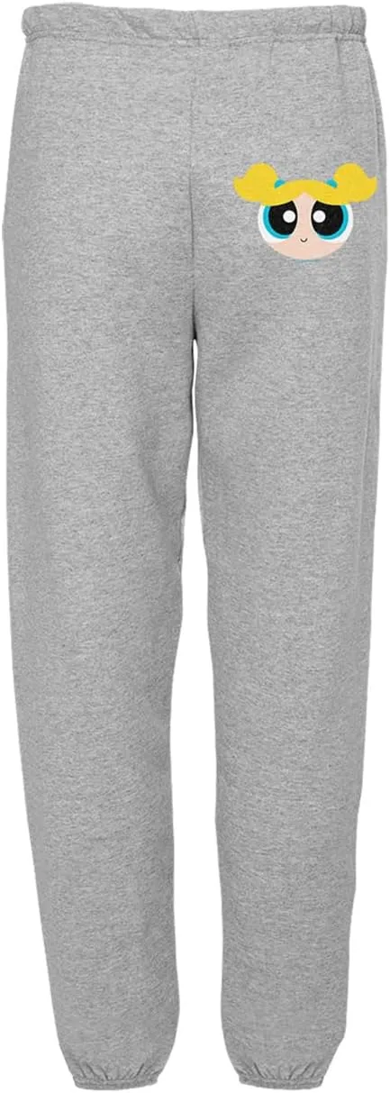 The Powerpuff Girls Bubbles Head Unisex Jogger Sweatpants for Men and Women