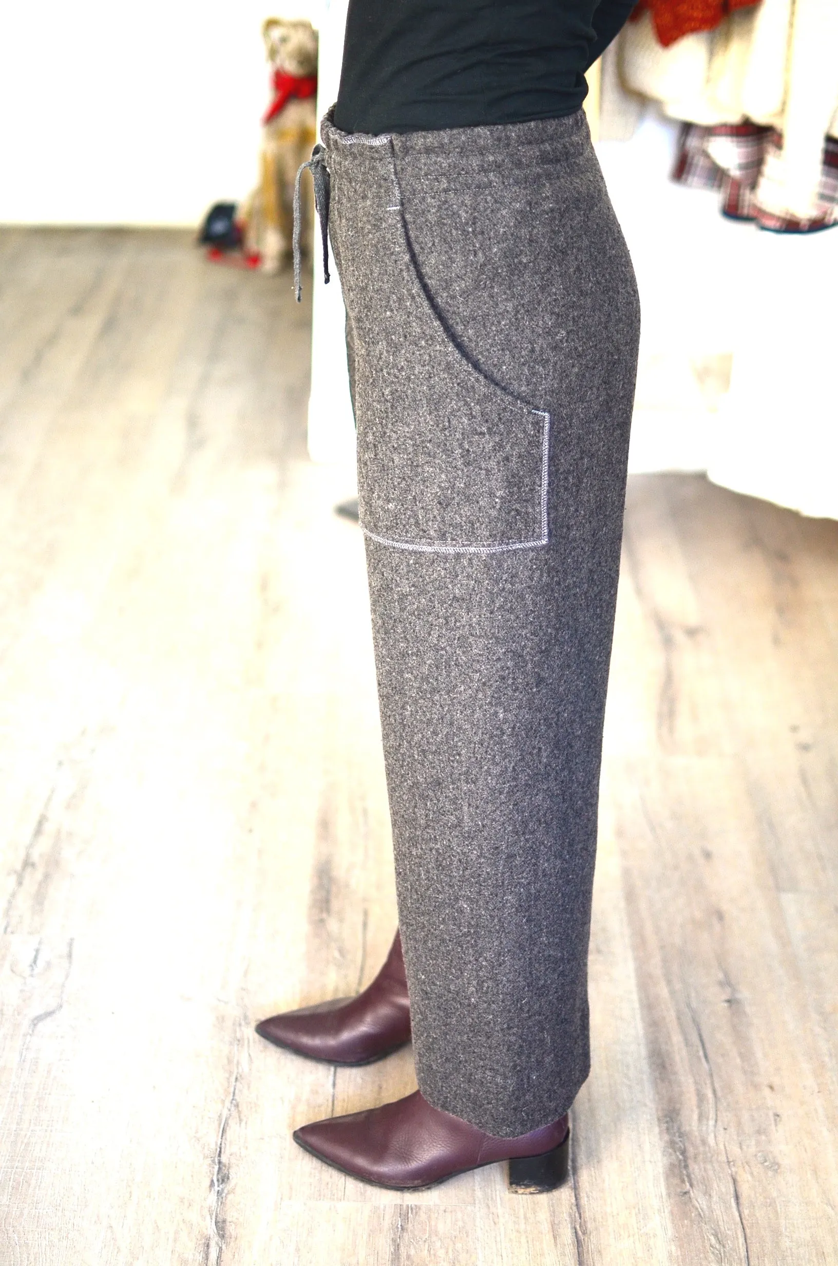 THE TERHI FATIGUE PANTS - CHARCOAL