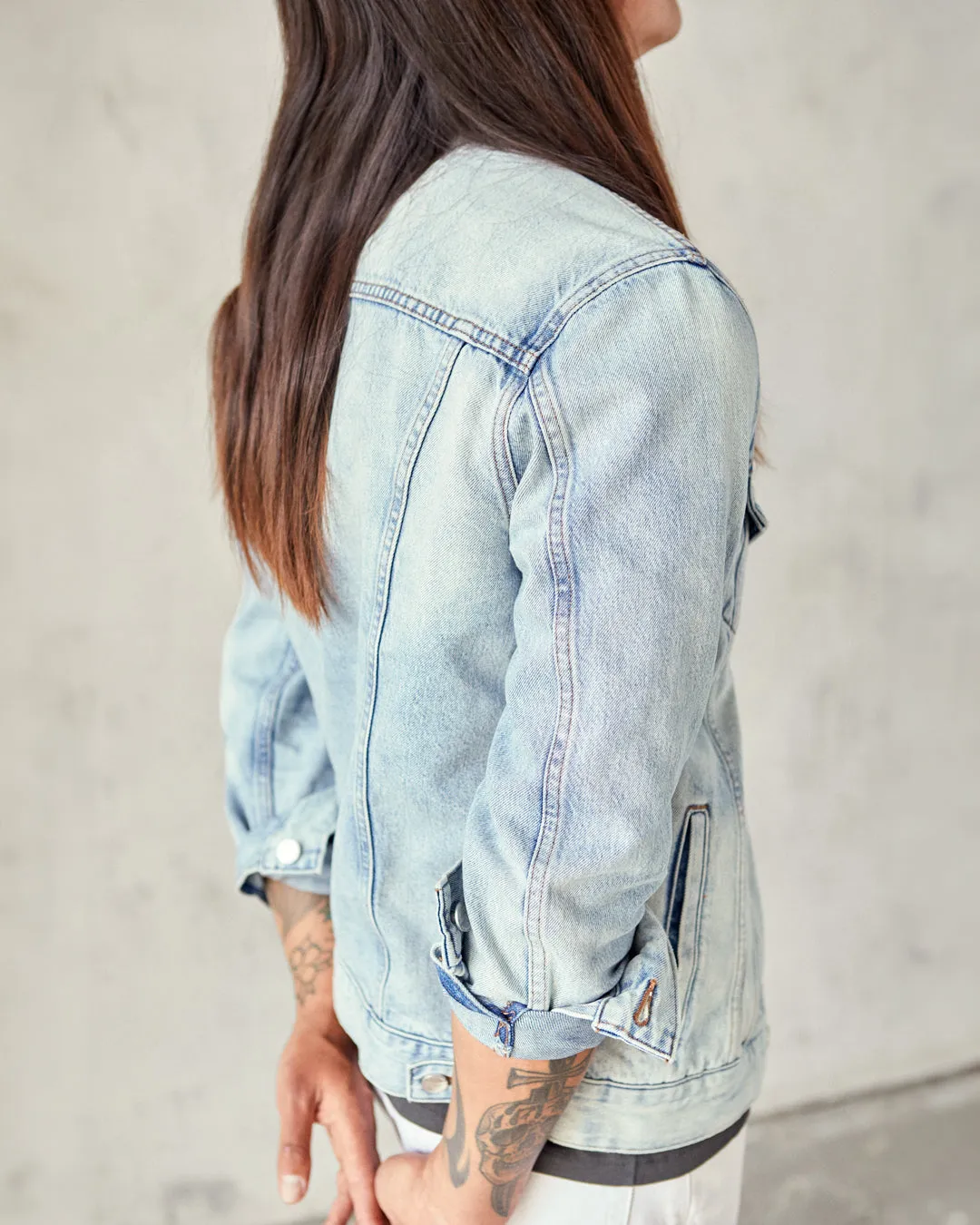 The Tides Trucker Jean Jacket - SALE