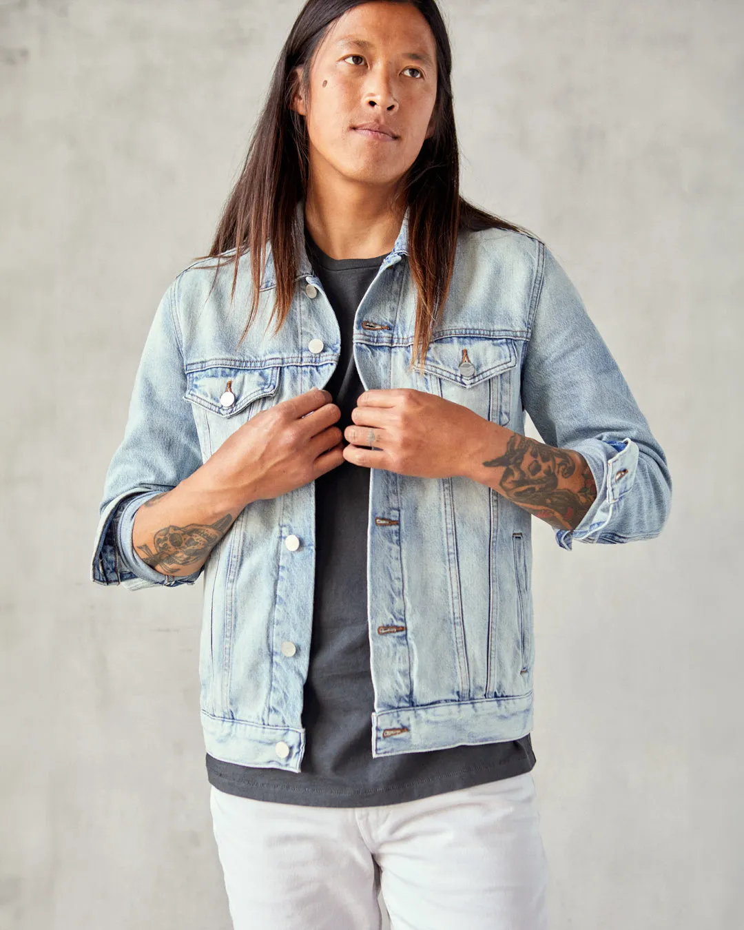 The Tides Trucker Jean Jacket - SALE