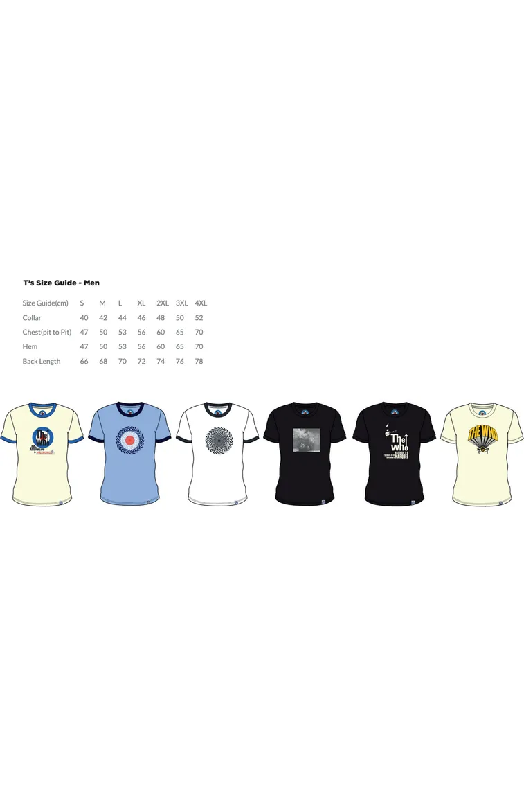 The Who x Modfather Clothing - TW/3010 Exclusive 60th Anniversary Ecru - T-Shirt