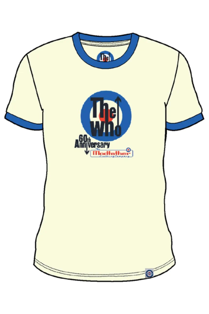 The Who x Modfather Clothing - TW/3010 Exclusive 60th Anniversary Ecru - T-Shirt