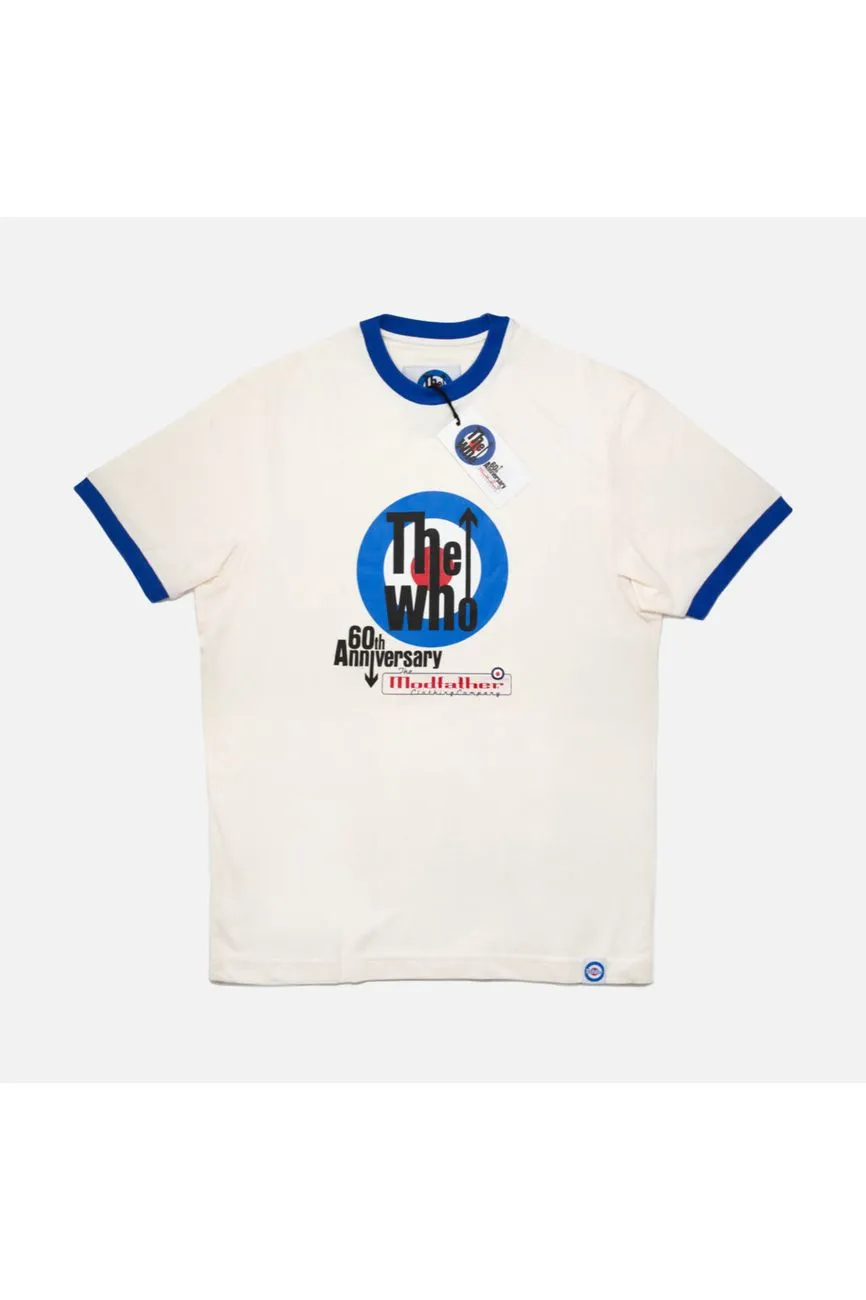 The Who x Modfather Clothing - TW/3010 Exclusive 60th Anniversary Ecru - T-Shirt