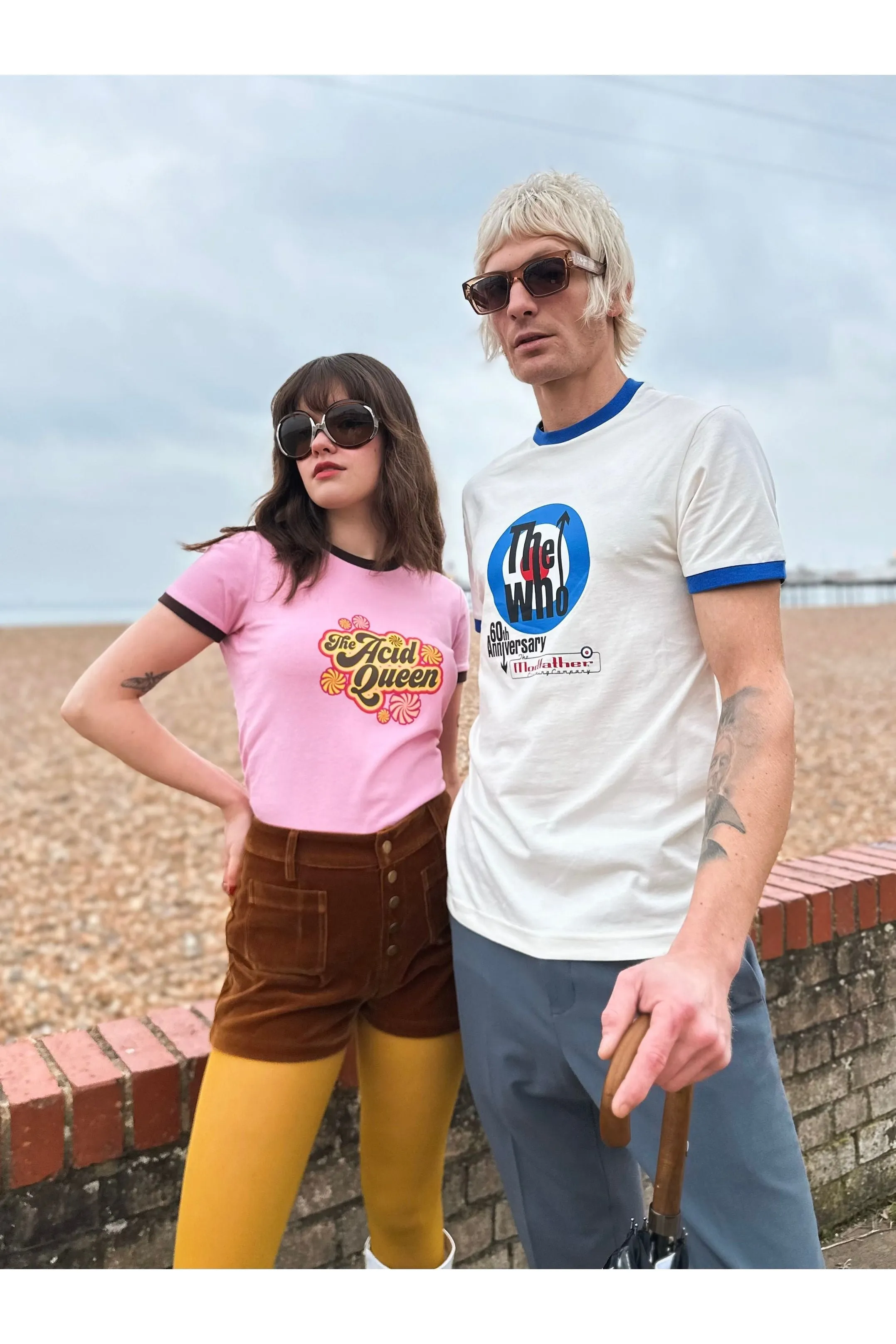 The Who x Modfather Clothing - TW/3010 Exclusive 60th Anniversary Ecru - T-Shirt