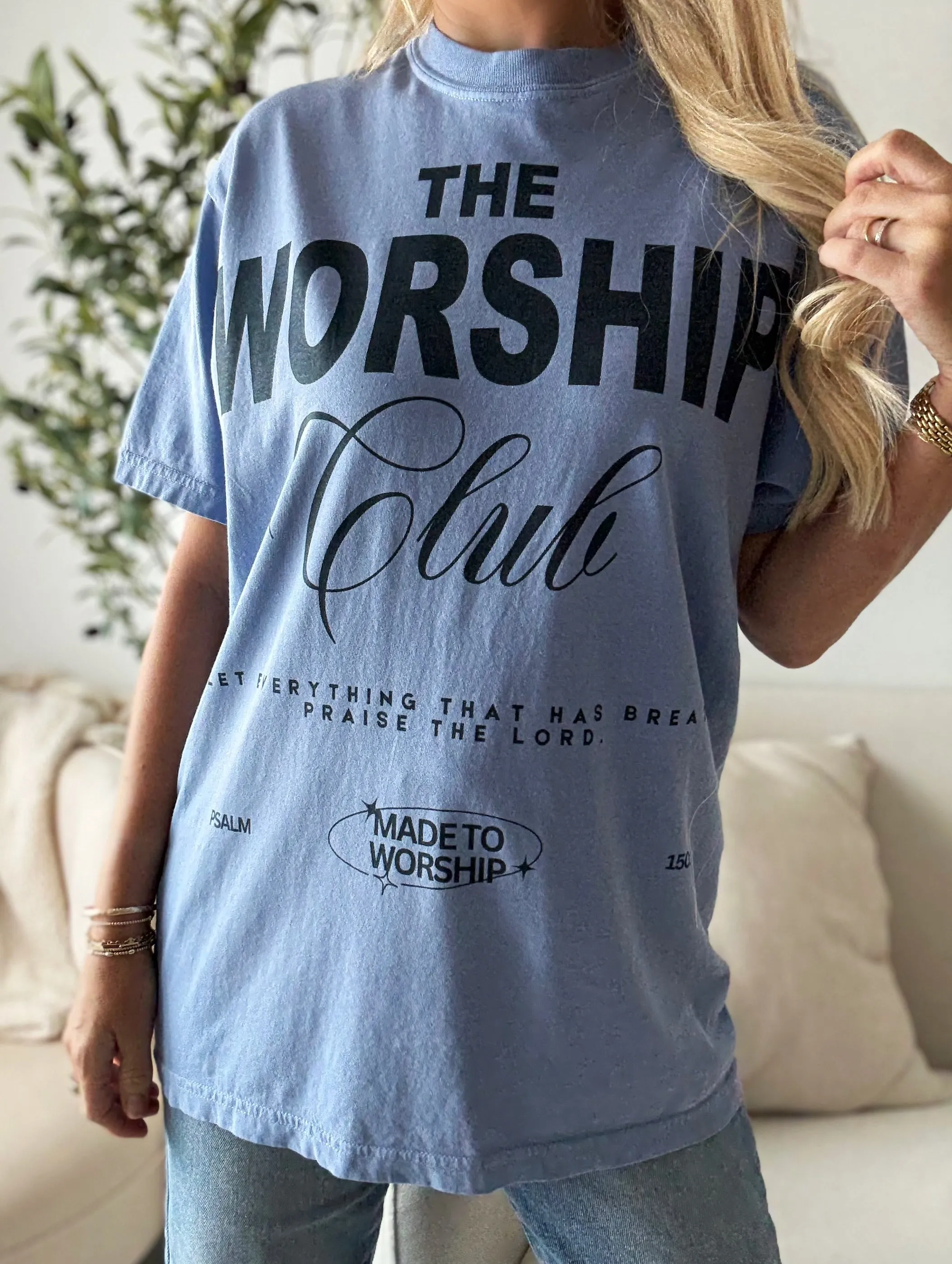 DurableDoubleLayeredHem The Worship Club Tee