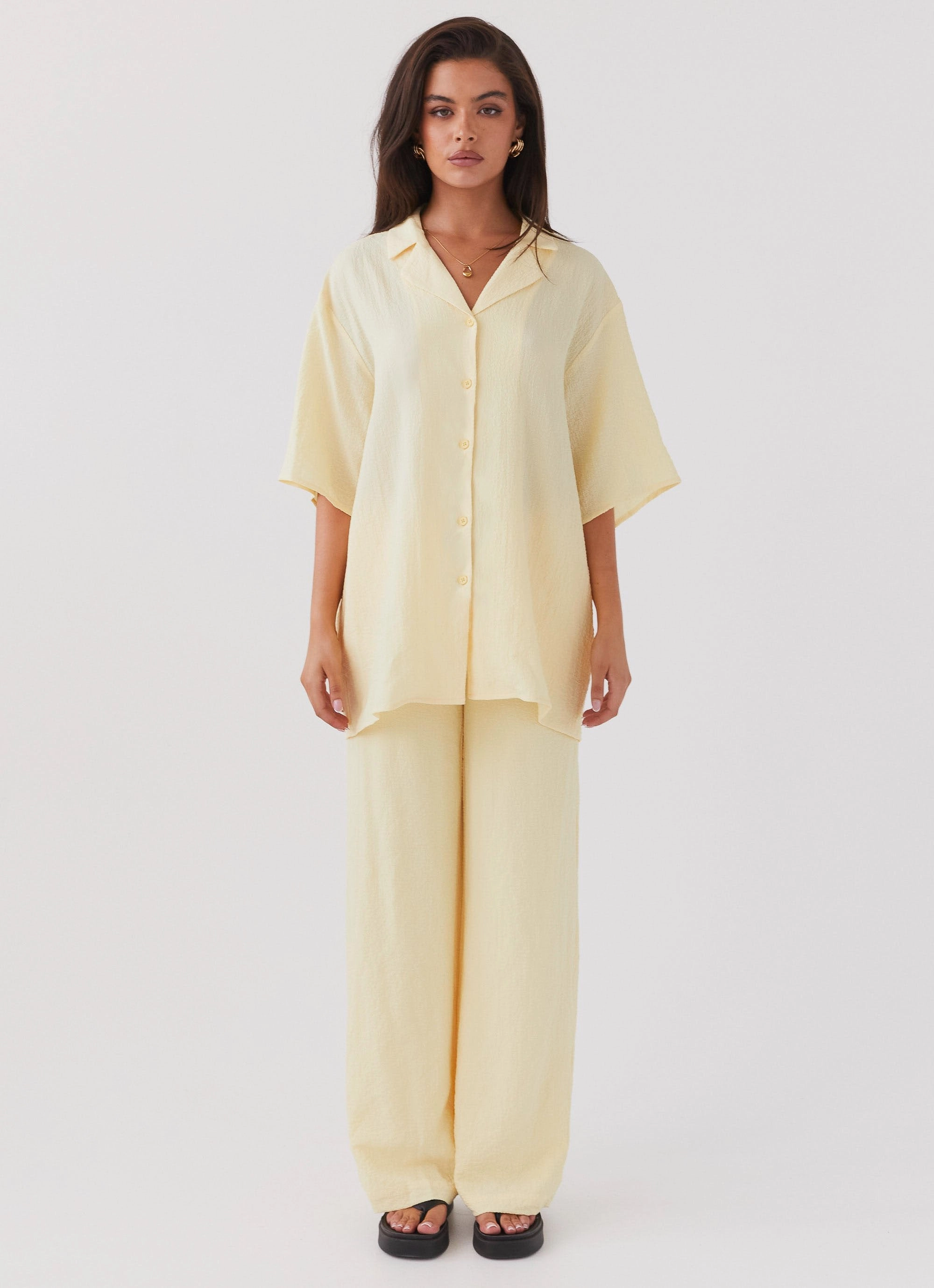 Waist Belt The Good Days Shirt - Lemon